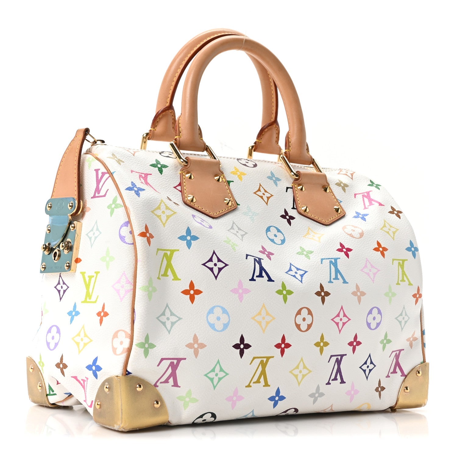Monogram Multicolor Speedy 30 White