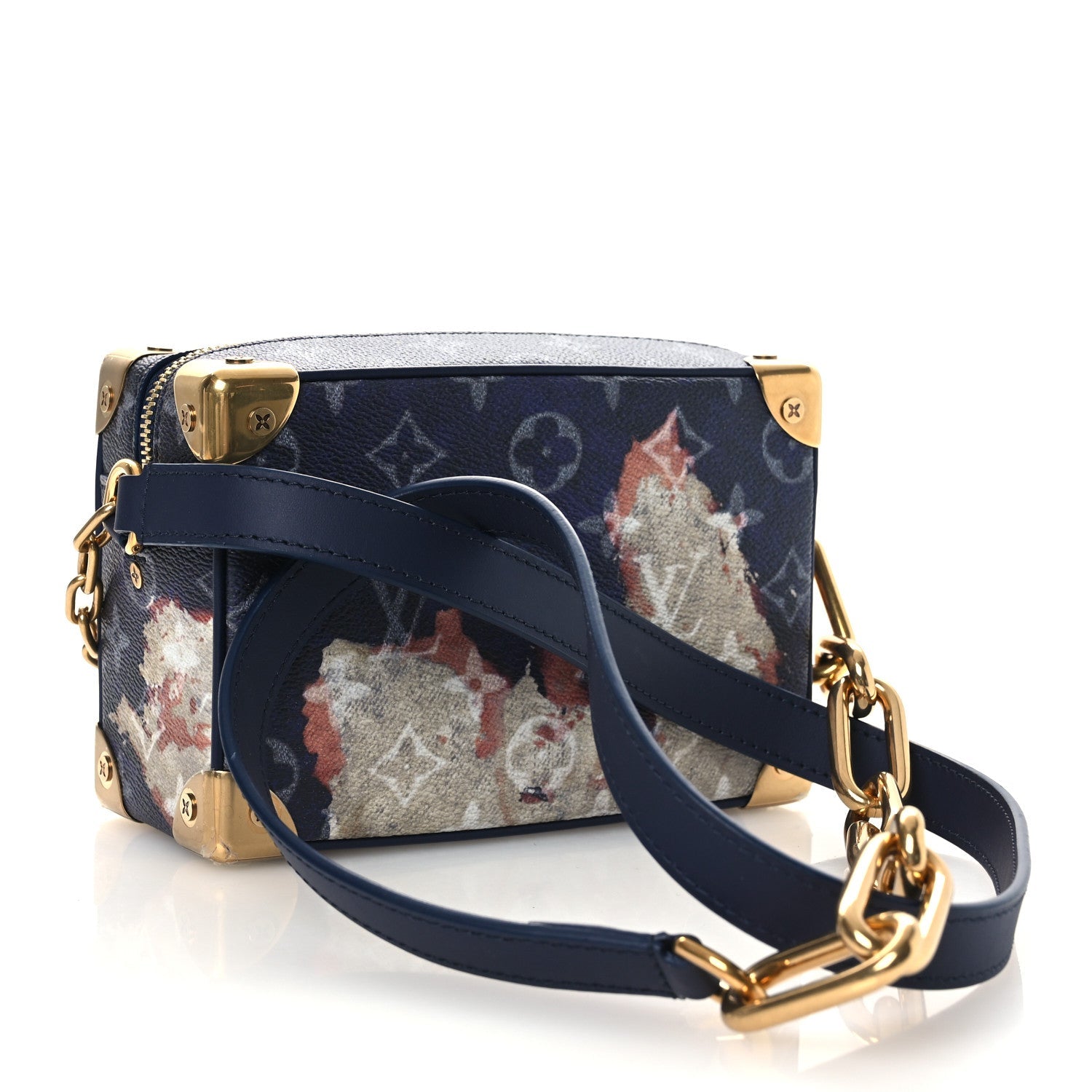 Monogram Bleach Mini Soft Trunk Ink Blue