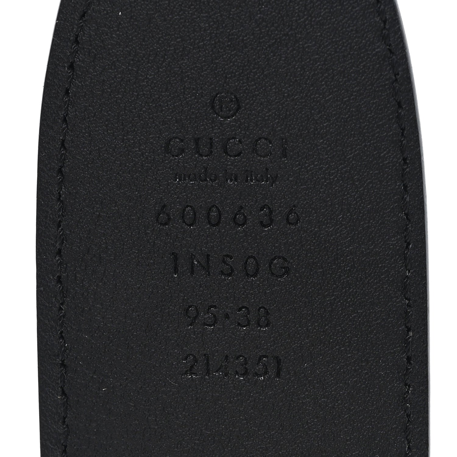 Efesto Leather Horsebit 25mm Belt 95 38 Black