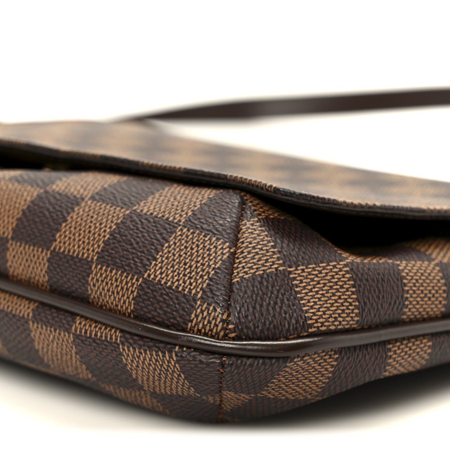Damier Ebene Musette Tango Long Strap