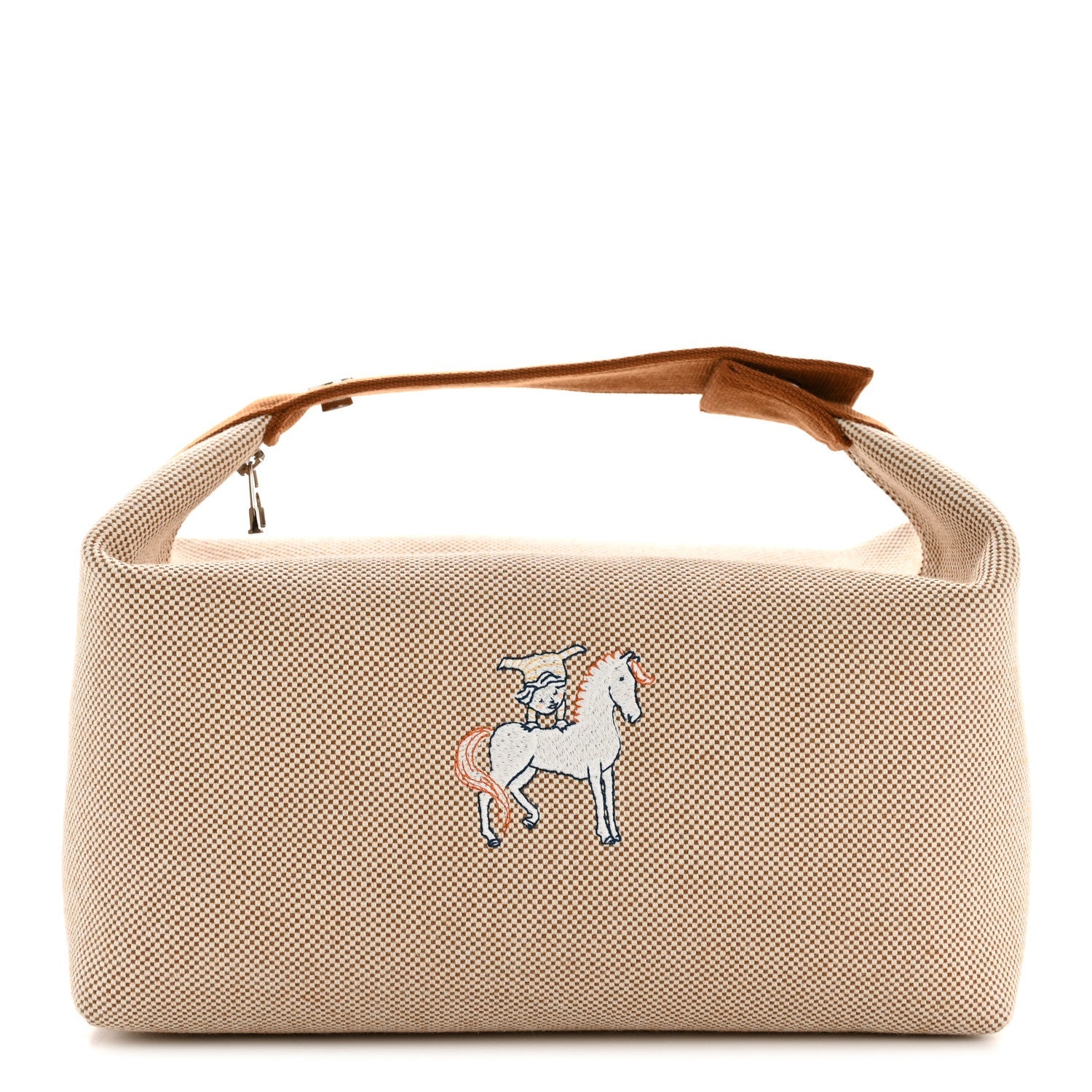 Canvas Large Bride-A-Brac Cabriole Case Biscuit