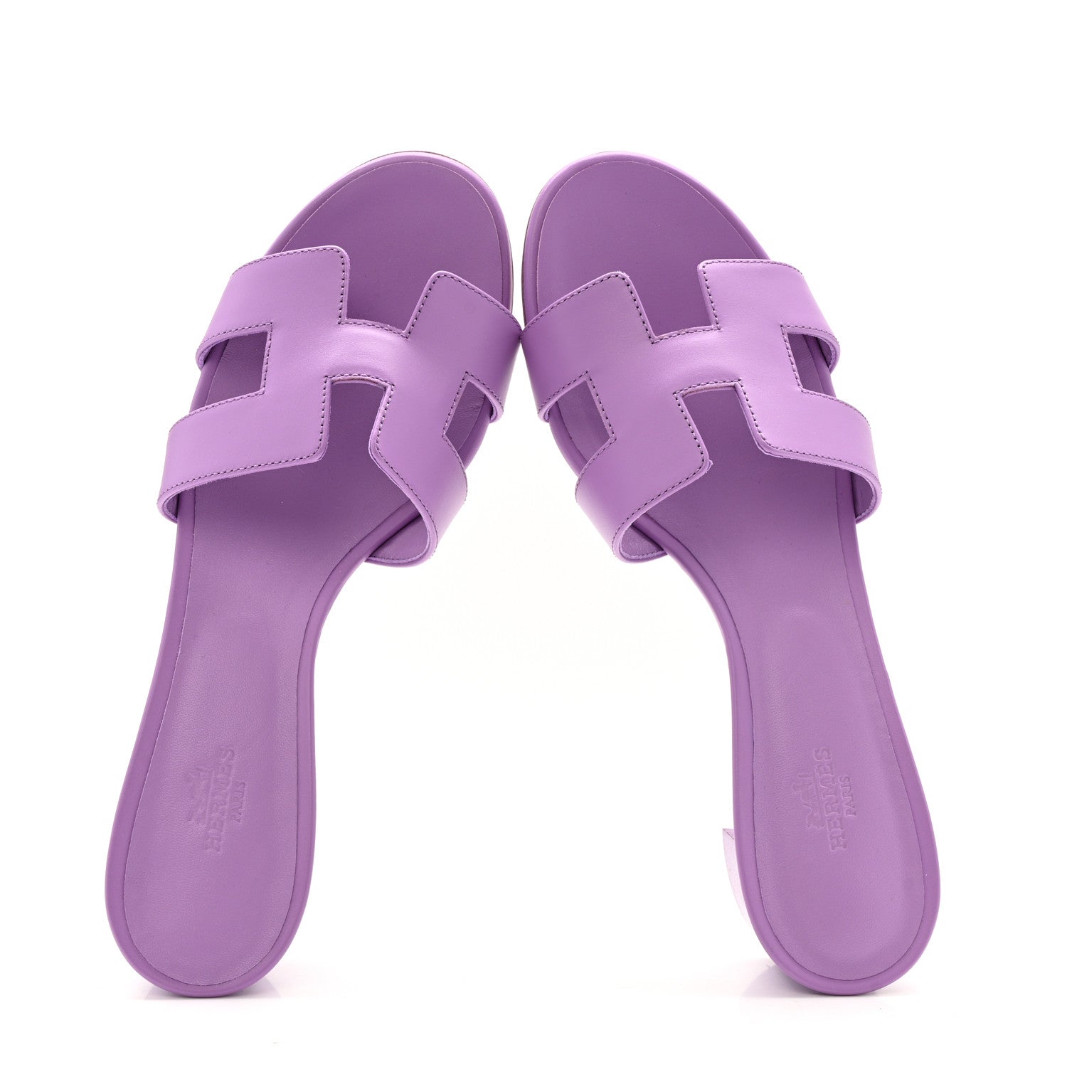 Calfskin Oasis Sandals 40 Violet