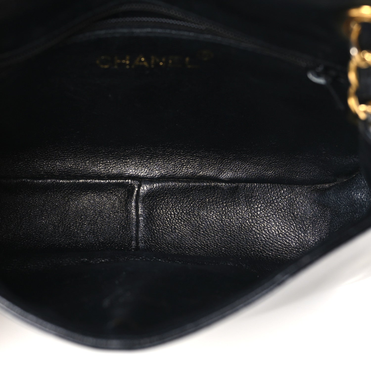 Patent Mini Flap Black