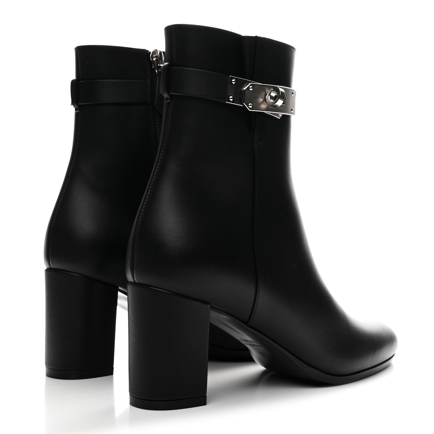 Calfskin Saint Germain Ankle Boots 35 Black