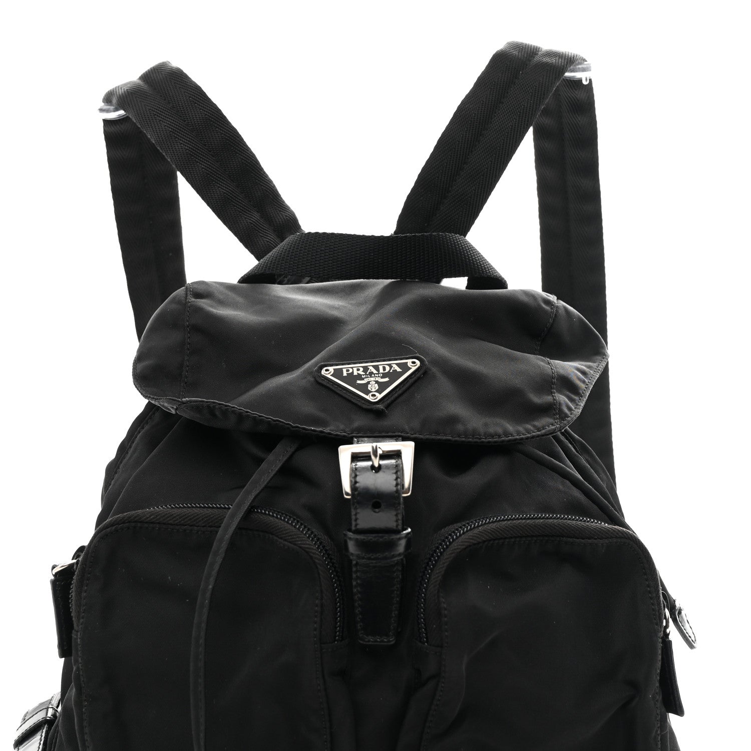 Nylon Vela Medium Backpack Black