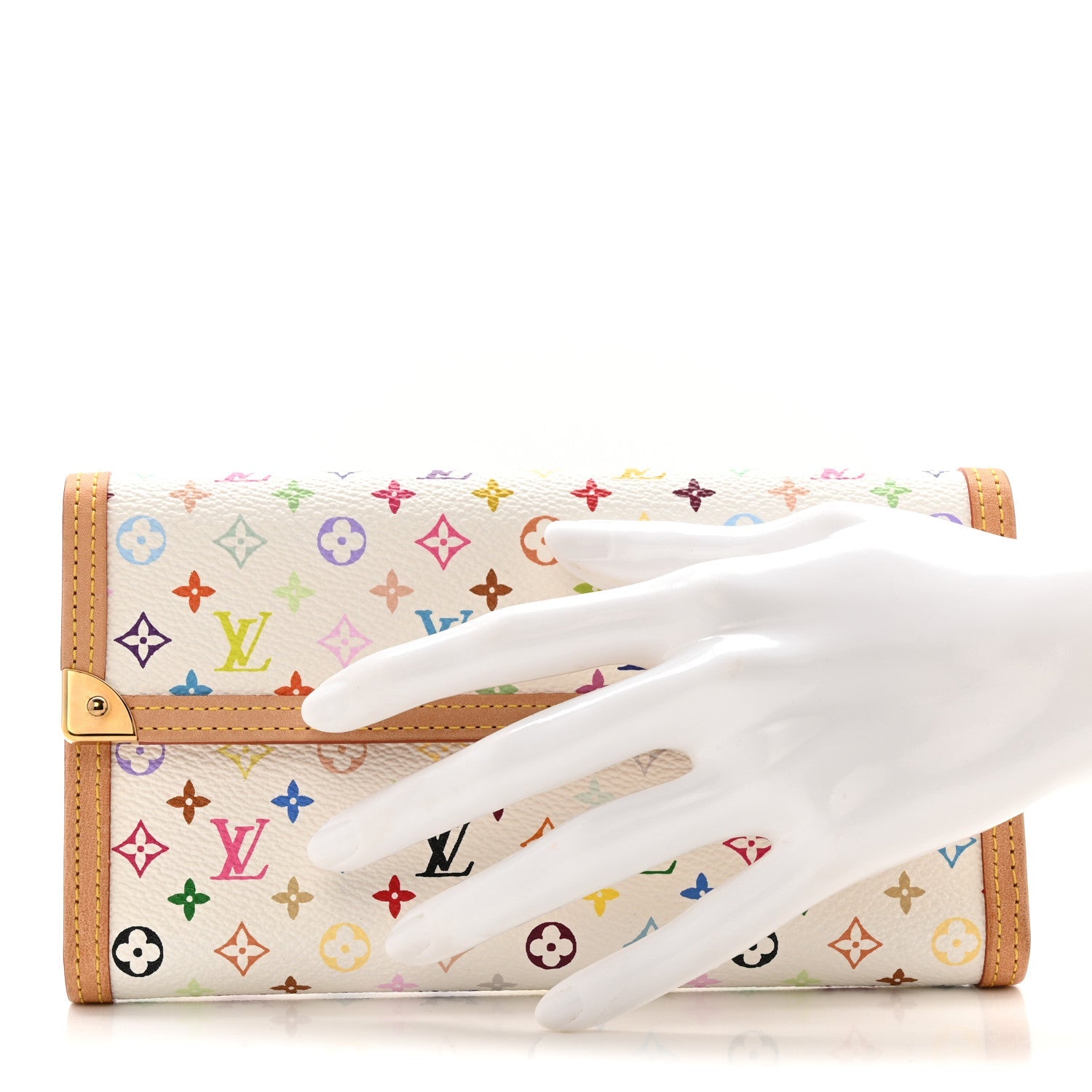 Monogram Multicolor Porte Tresor International Wallet White