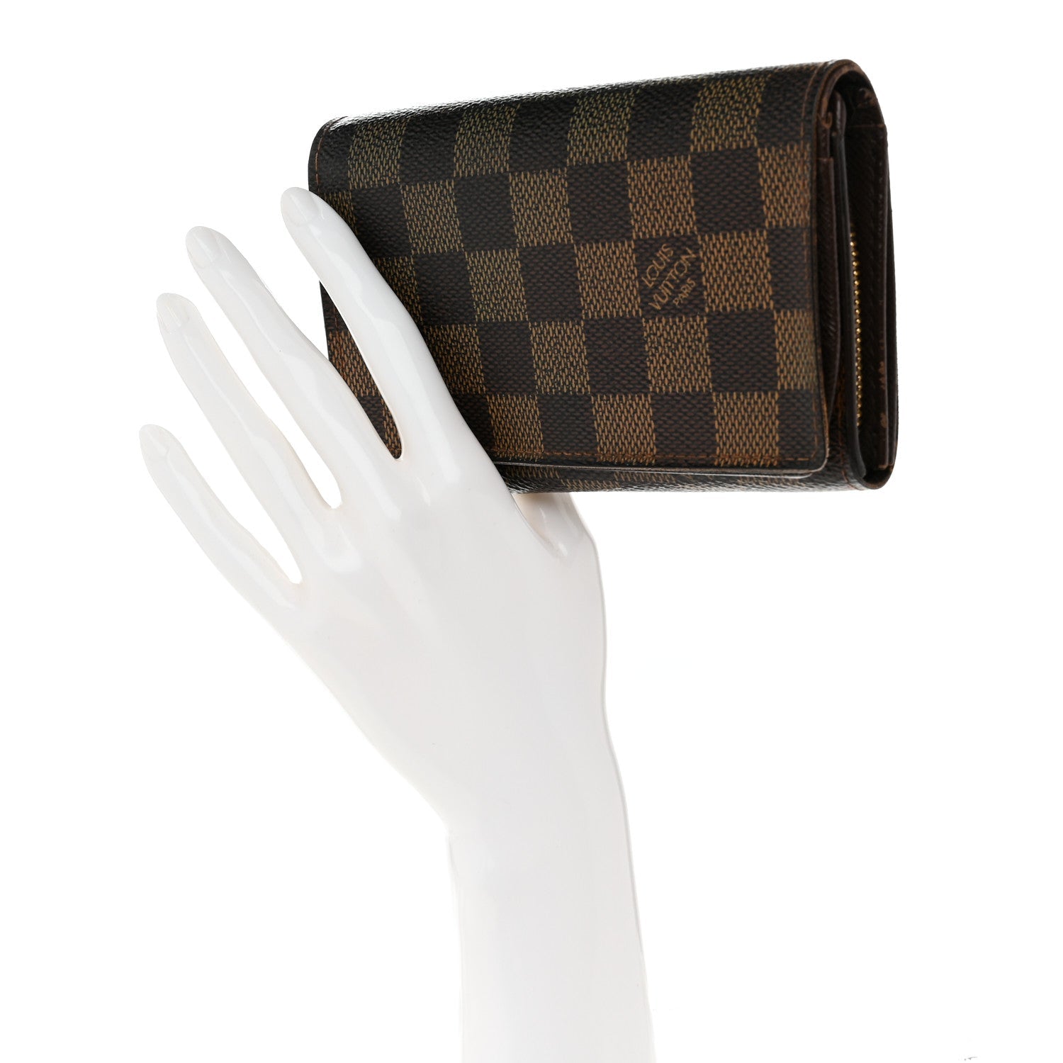 Damier Ebene Porte-Monnaie Billets Tresor Wallet