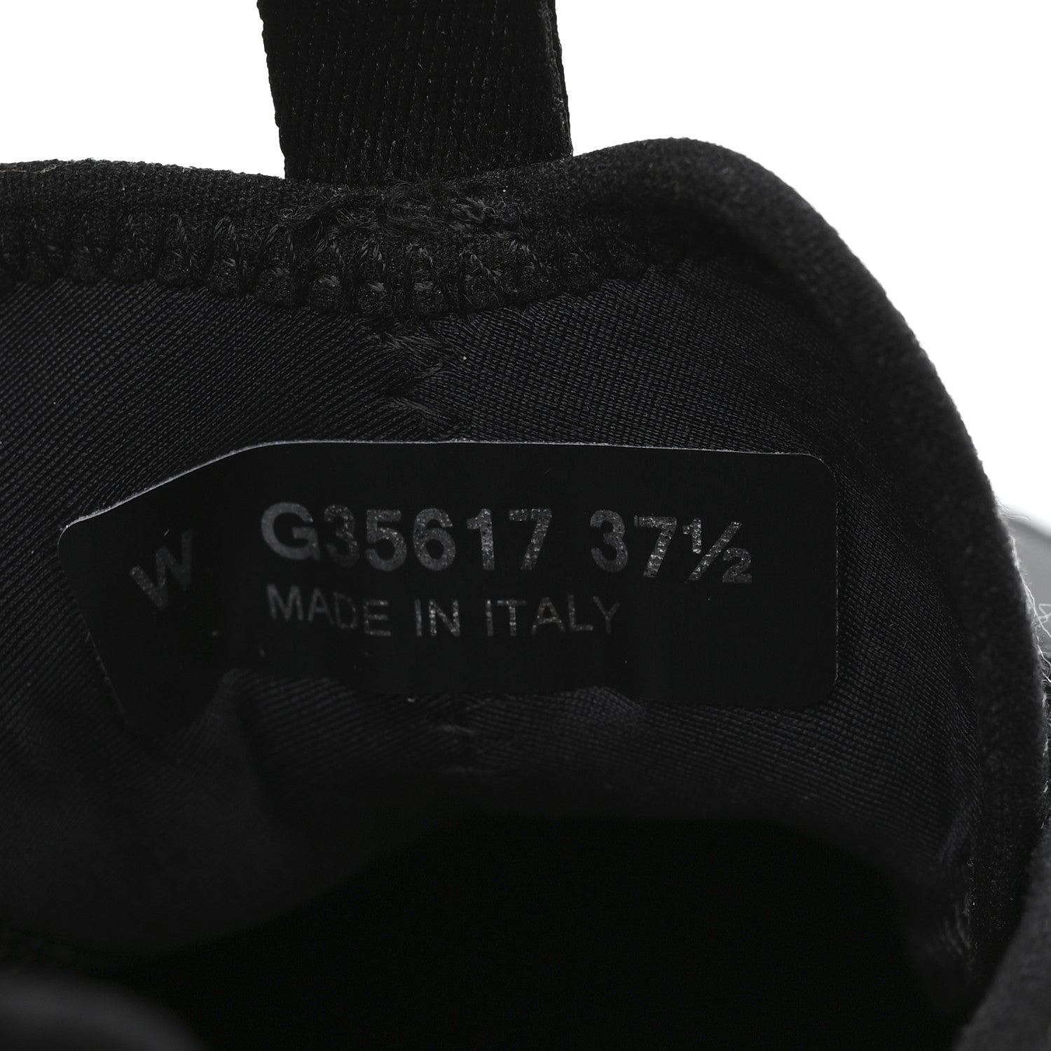 Velvet Calfskin Mixed Fibers CC Sneakers 37.5 Black