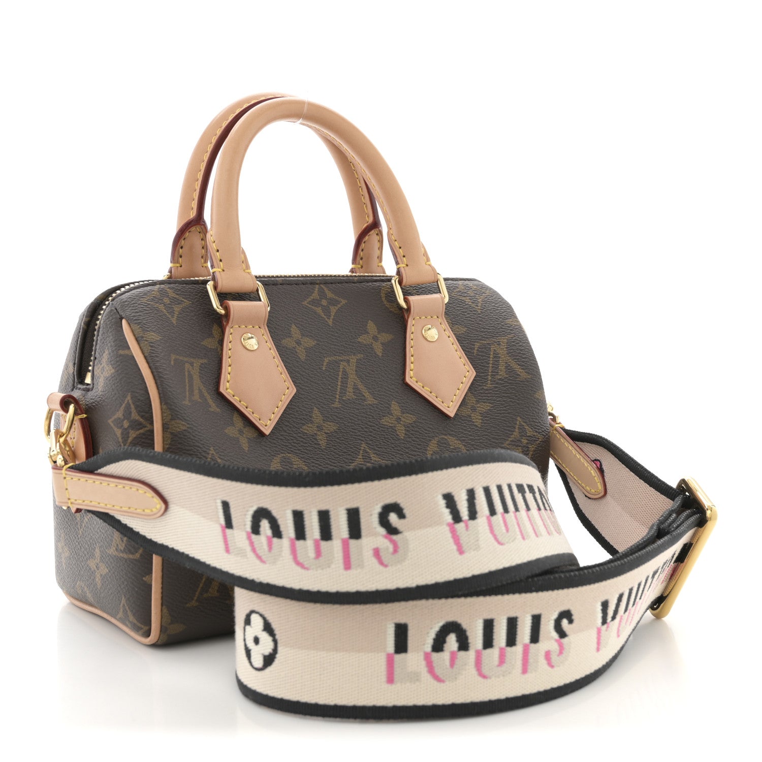 Monogram Speedy Bandouliere 20 Black