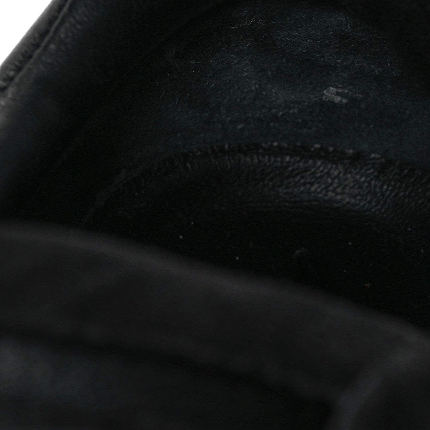 Goatskin Suede Goatskin Bouncing Sneakers 37.5 Black