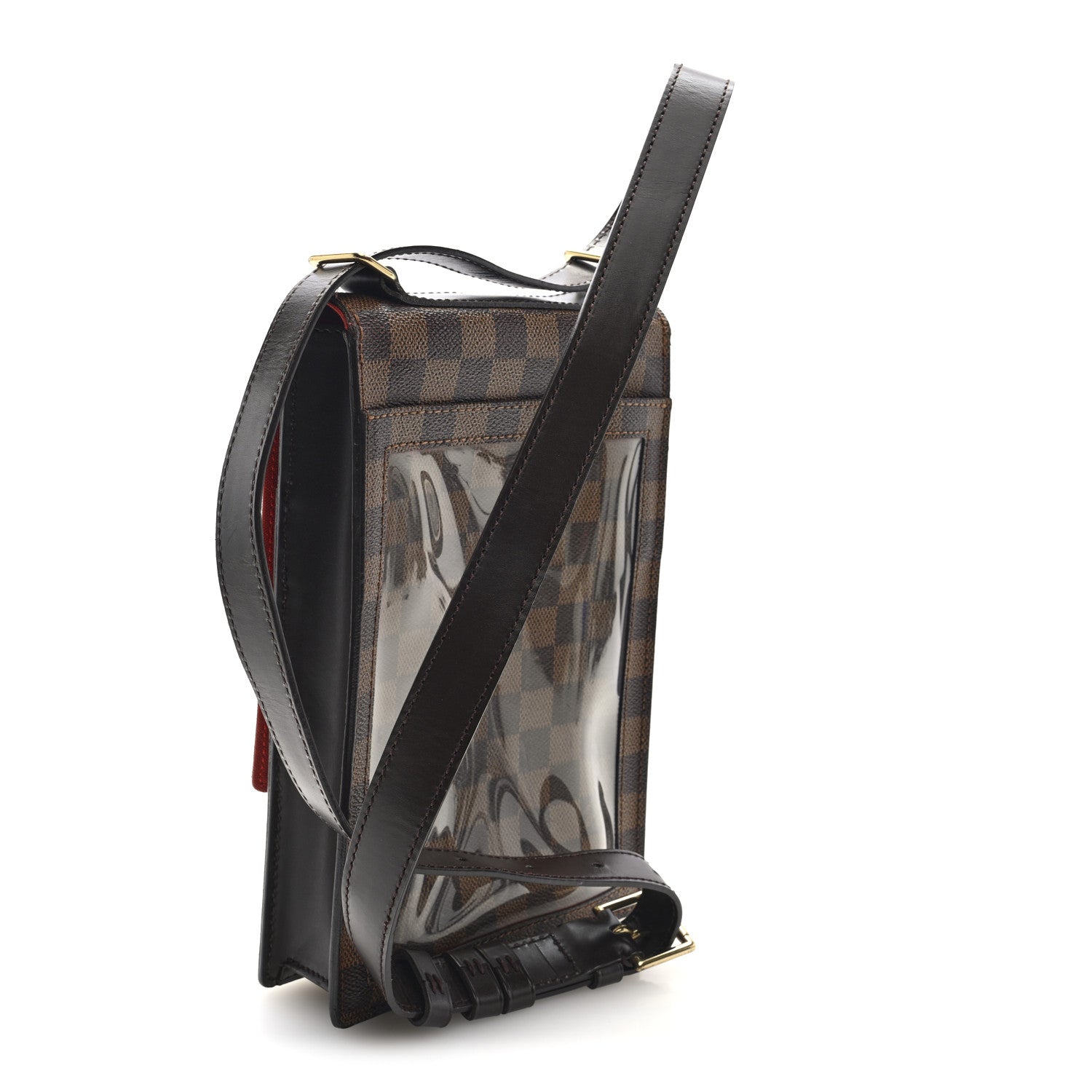 Damier Ebene Portobello Travel Shoulder Bag