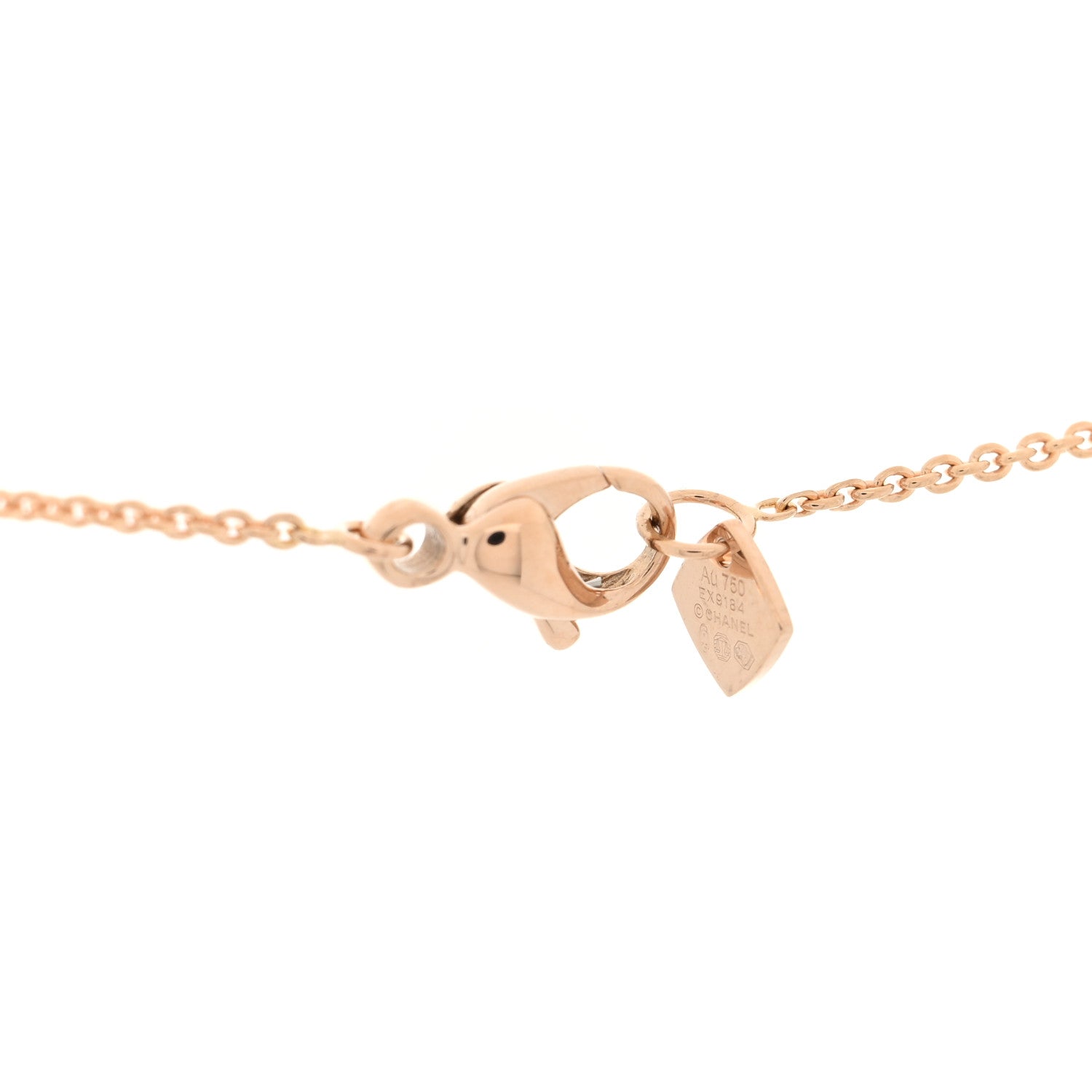 18K Beige Gold Coco Crush Round Pendant Necklace