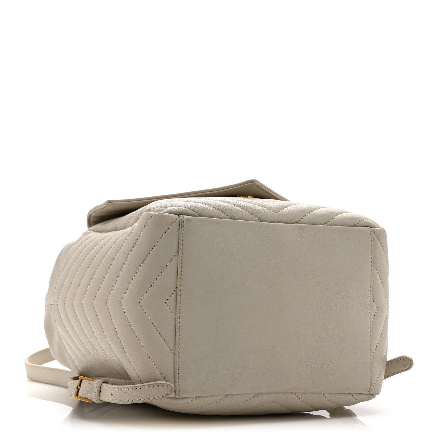 Lambskin Matelasse Monogram Joe Backpack Cream