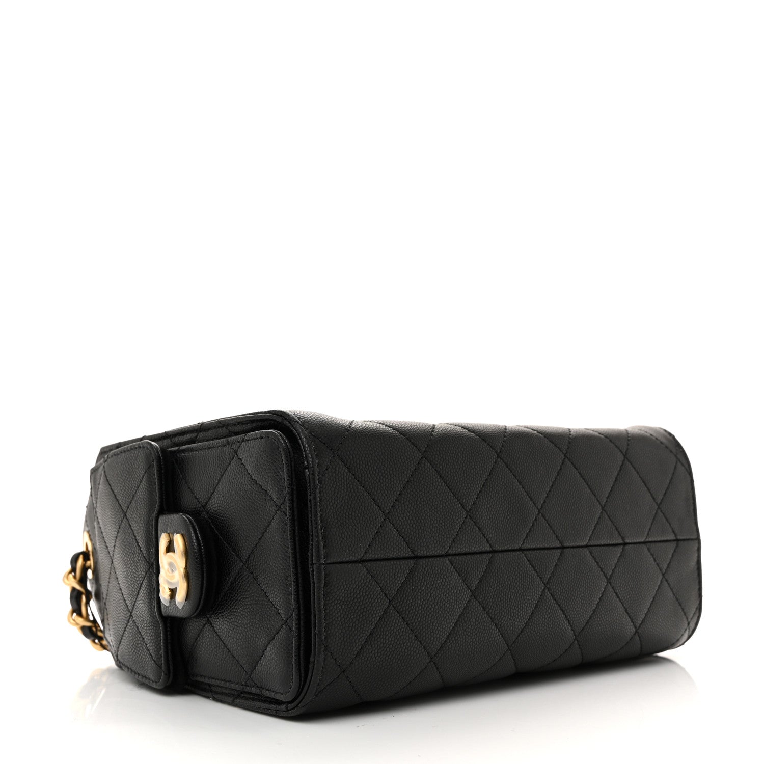 Caviar Quilted Mini Chanel 25 Handbag Black