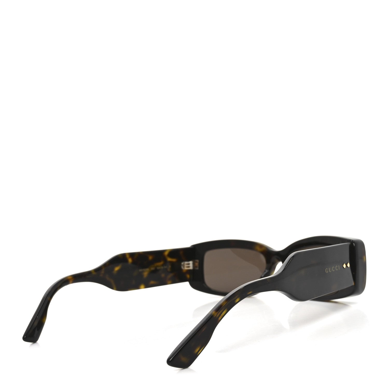 Acetate Rectangle Frame Sunglasses GG1528S Tortoise