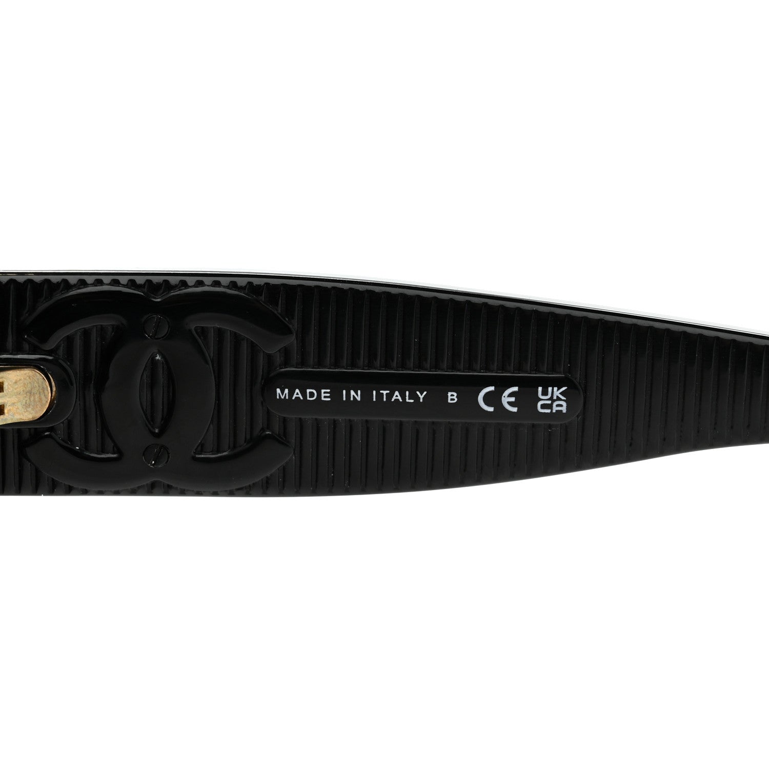 Acetate Shield Sunglasses 5495-A Black