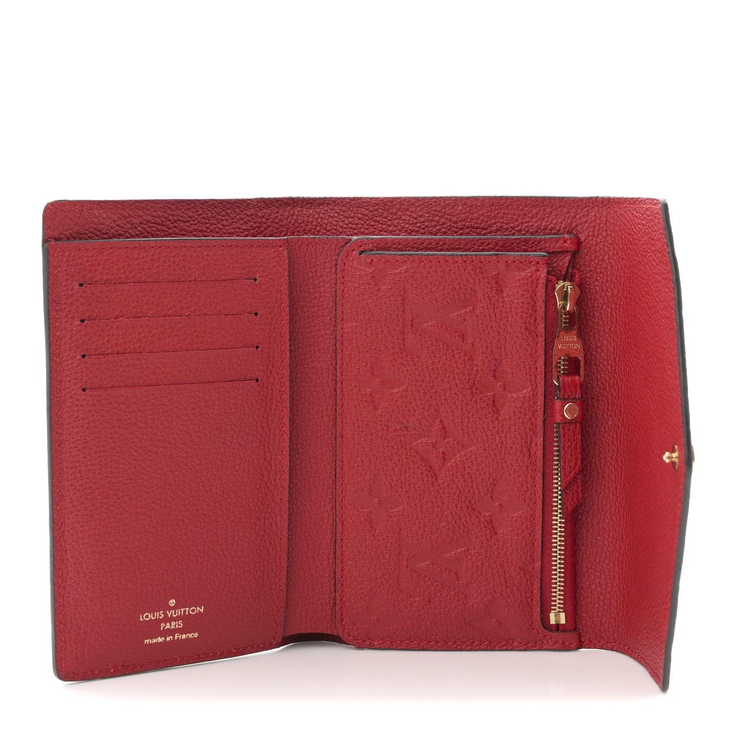 Empreinte Compact Curieuse Wallet Cherry
