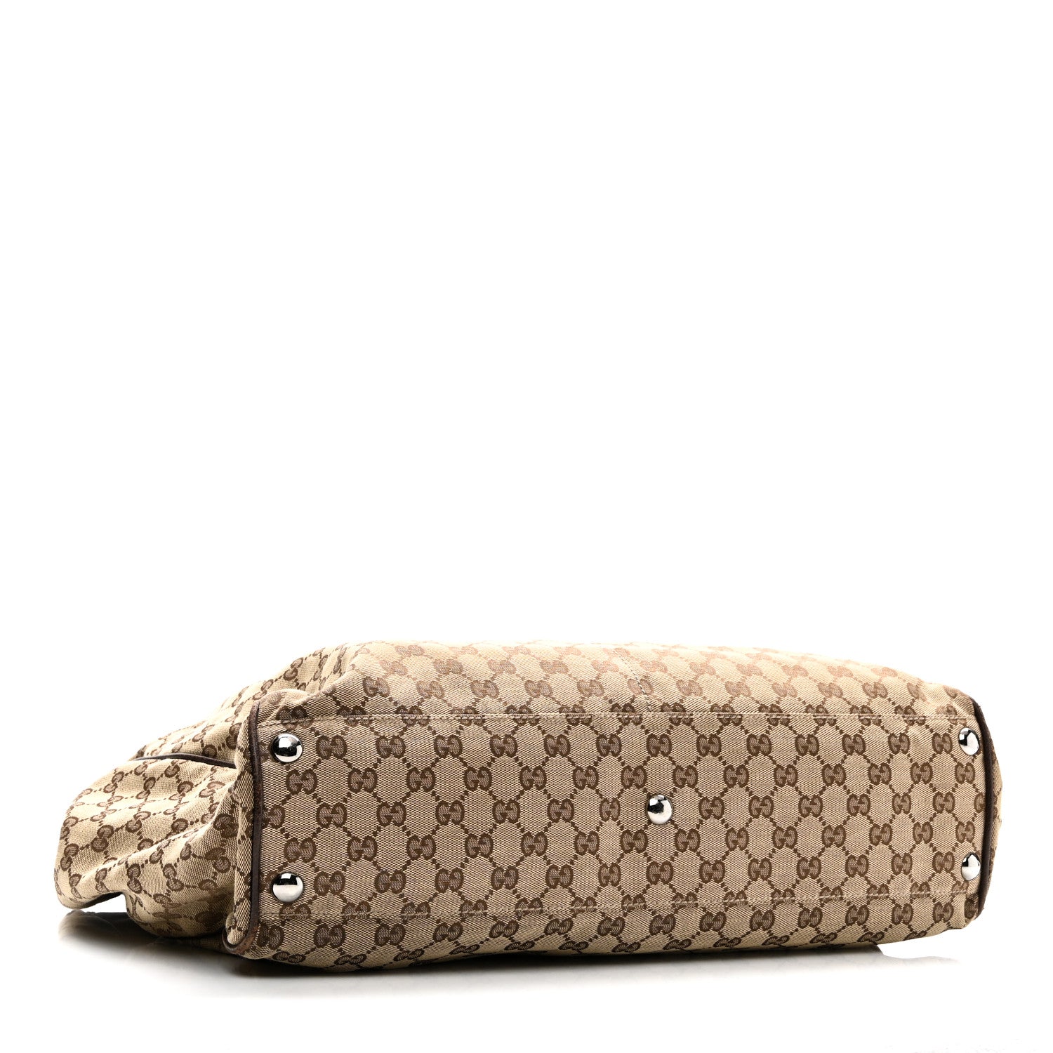 Soft GG Supreme Monogram Tote Dark Brown