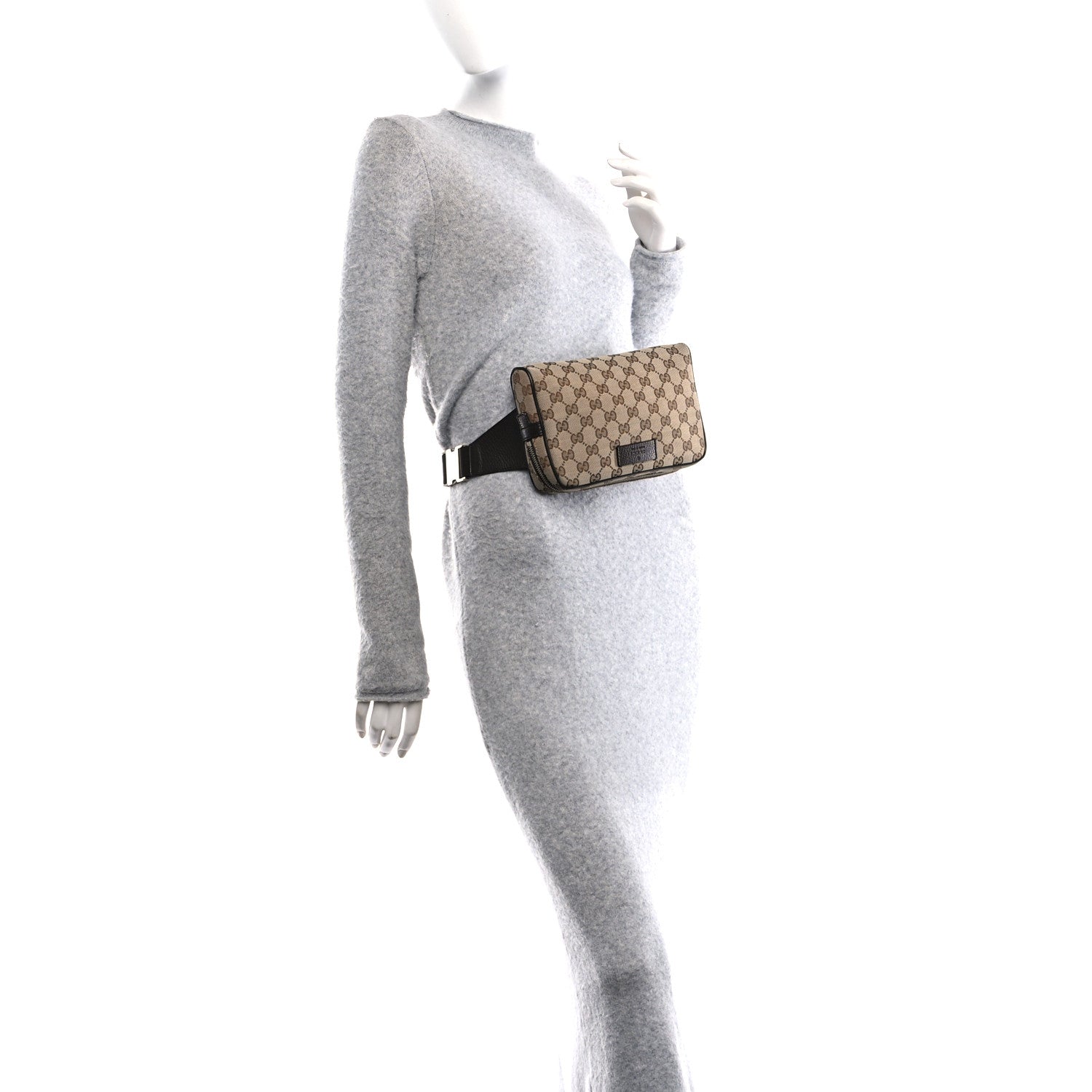 Monogram Belt Bag Dark Brown
