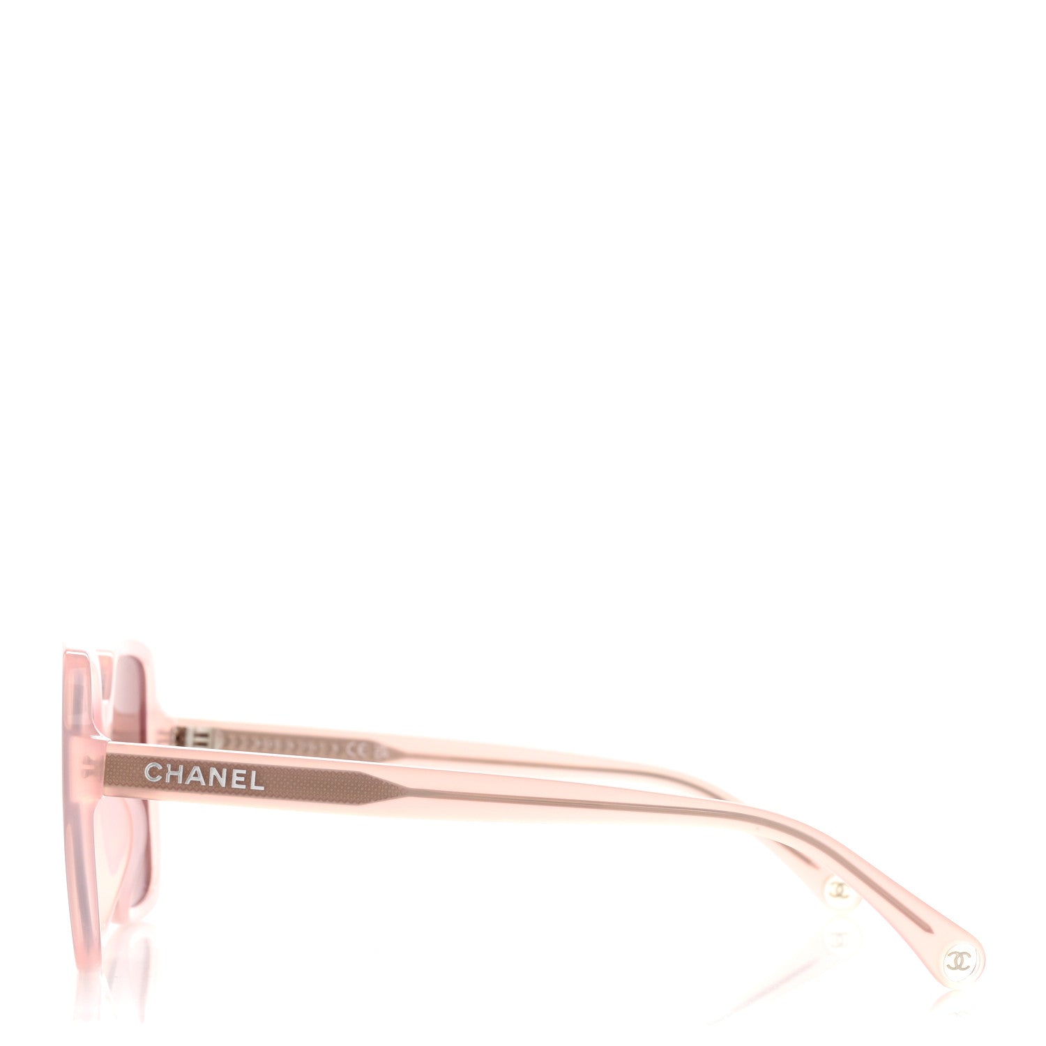 Acetate Square Sunglasses 5505 Light Pink