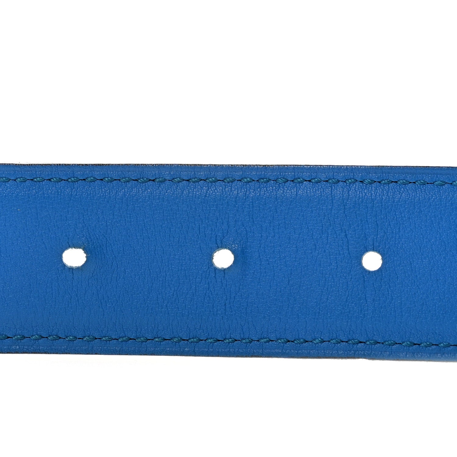 Polo Bullskin Swift 32mm Enamel Quizz H Belt 85 34 Macassar Bleu Hydra