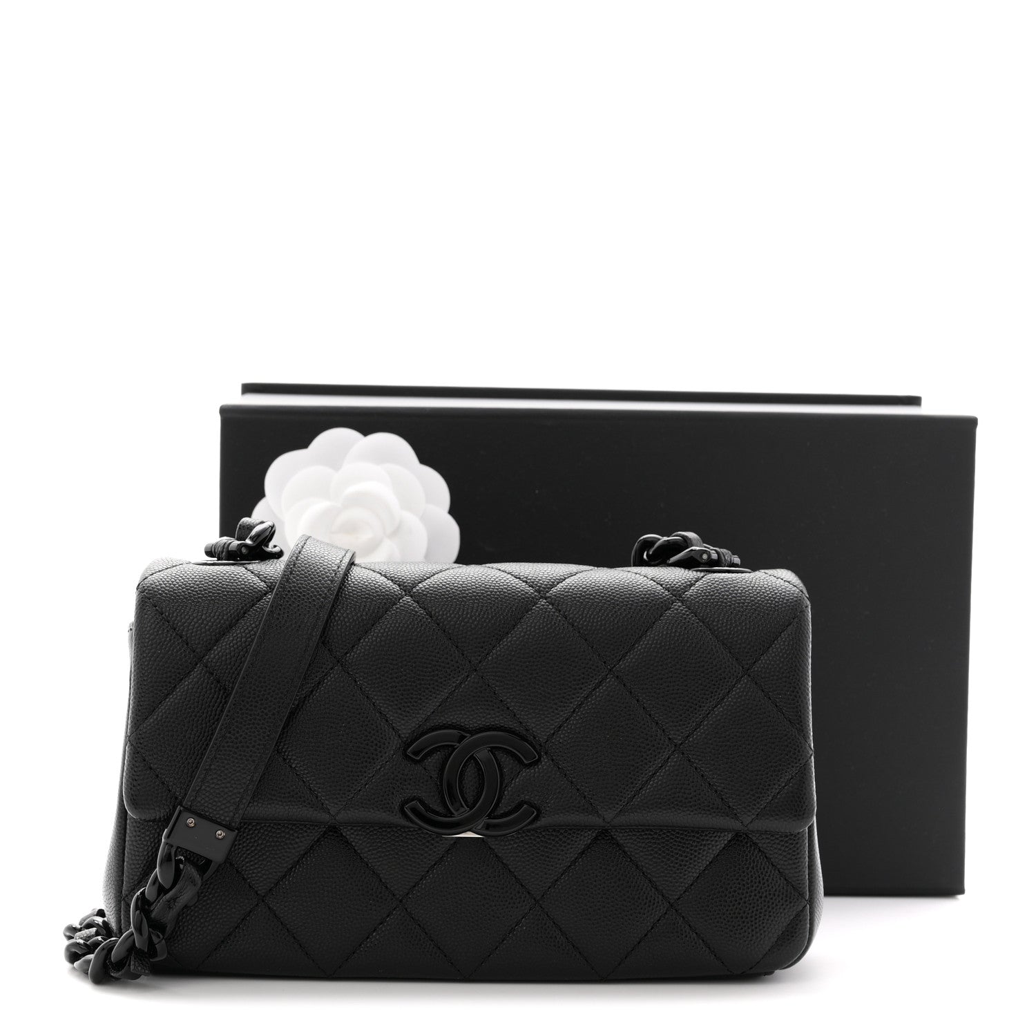 Caviar Quilted My Everything Small Flap Black