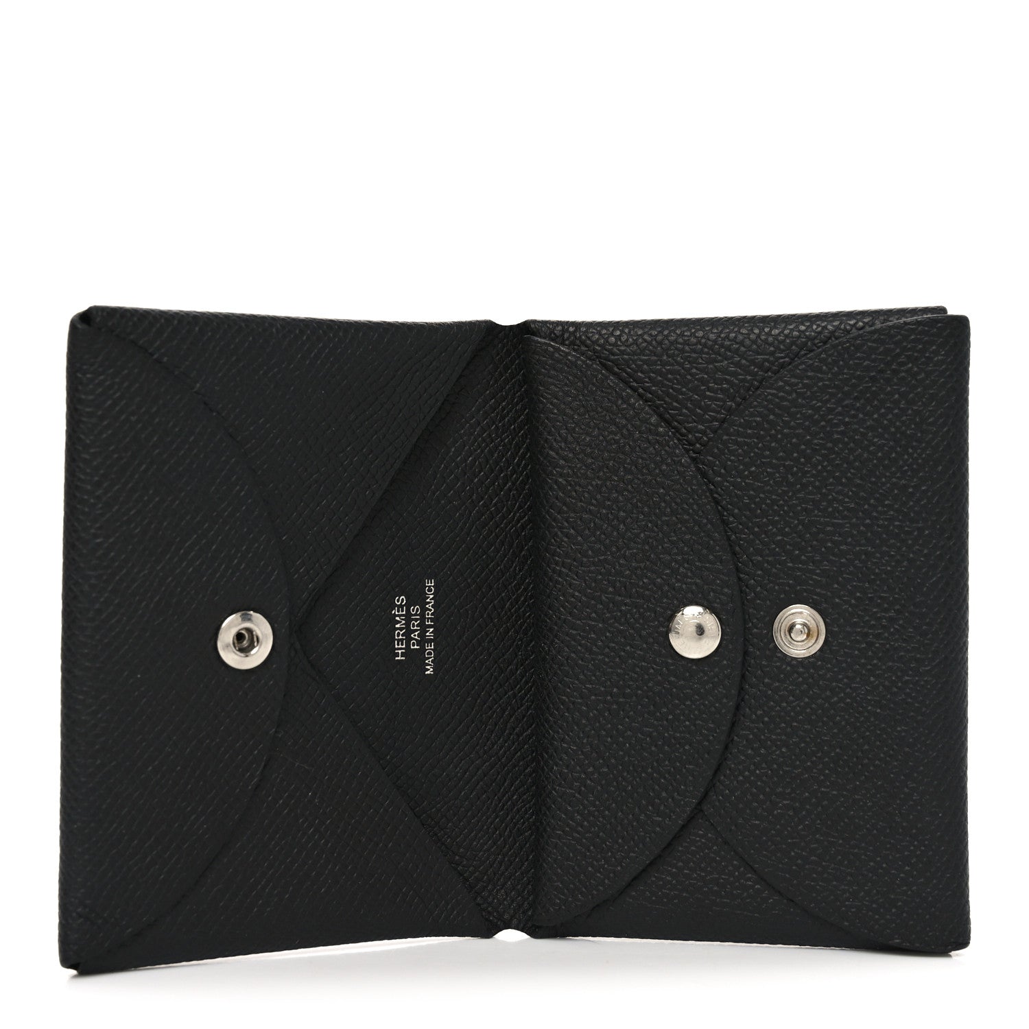 Epsom Calvi Duo Card Case Black