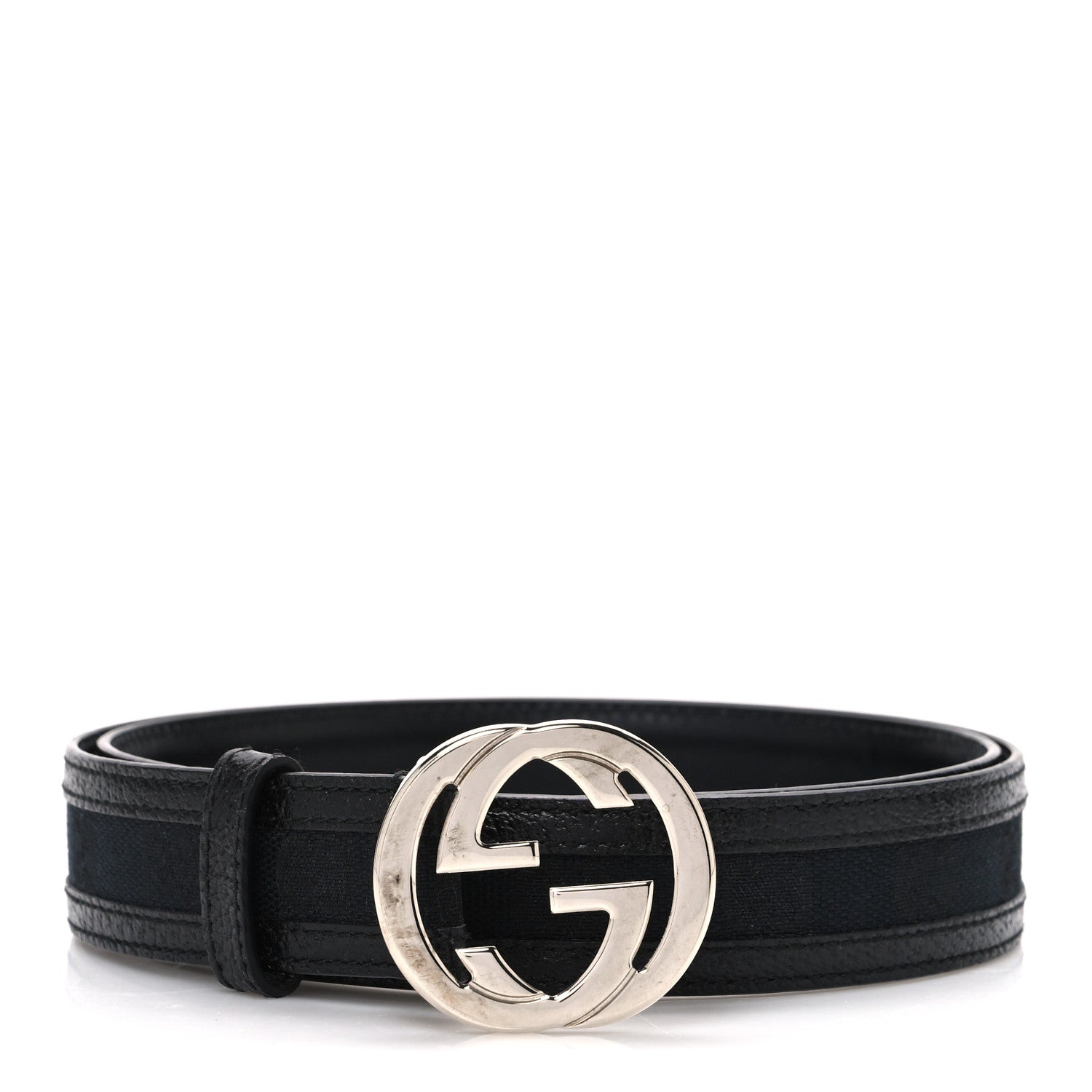 Monogram Interlocking G Belt 85 34 Black