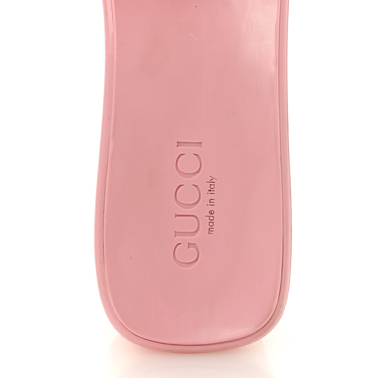 Rubber Gucci Logo Womens Platform 20/60mm Slide Sandals 41 Wild Rose