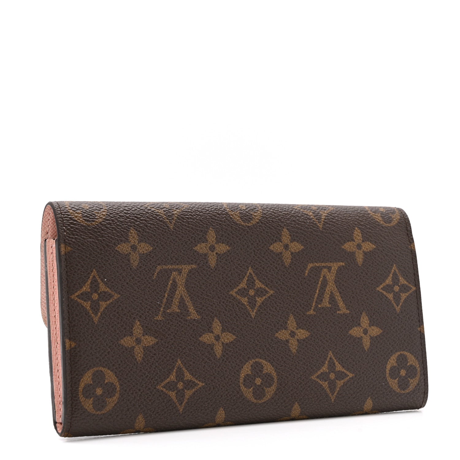 Monogram Emilie Wallet Rose Ballerine