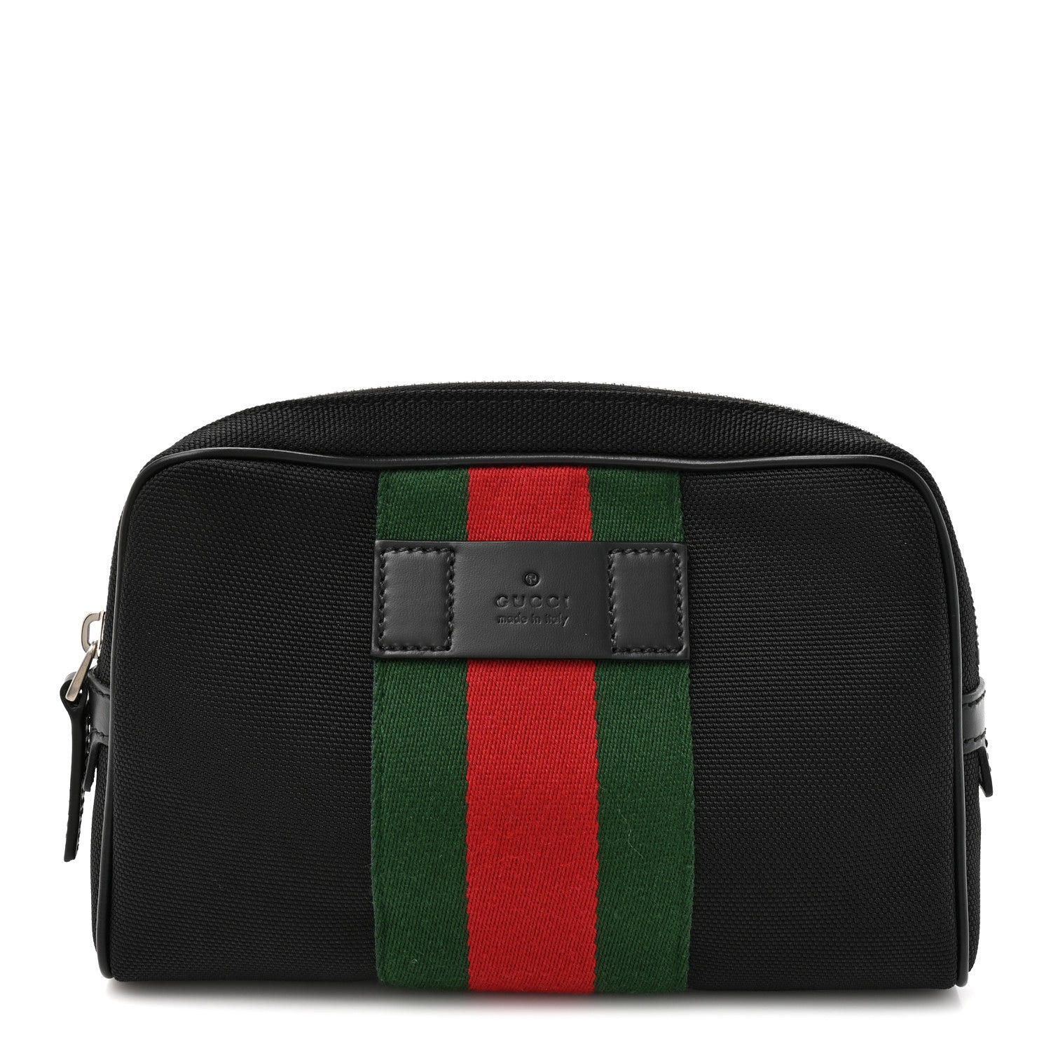 Canvas Web Slim Belt Bag Black