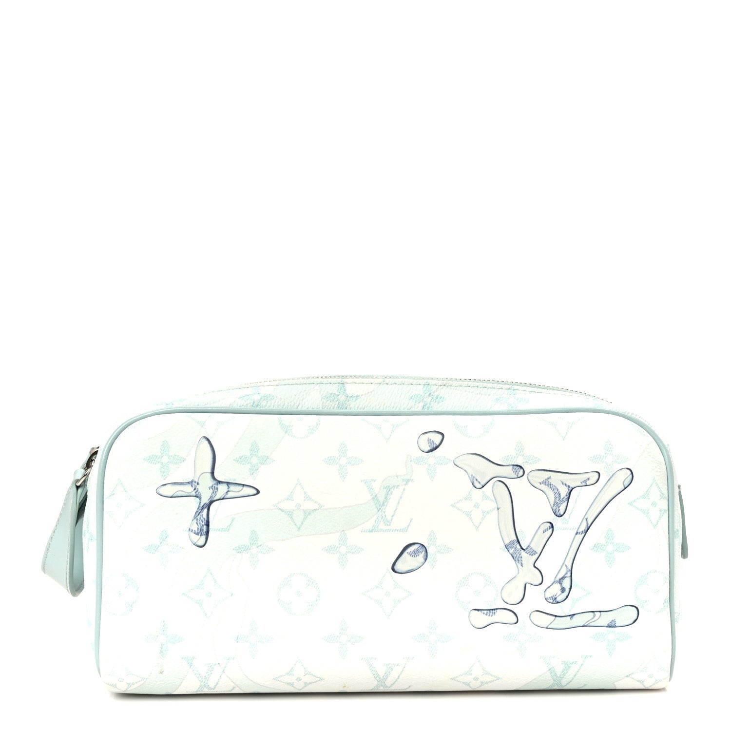 Monogram Aquagarden Dopp Kit Toilet Pouch Crystal Blue