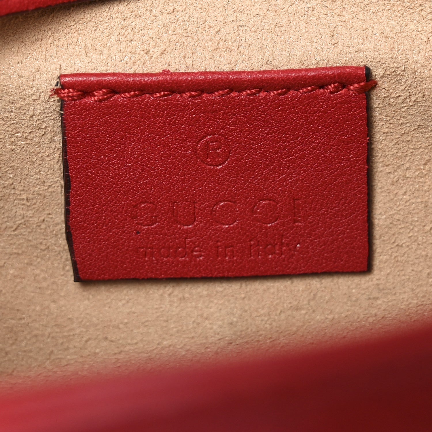 Calfskin Matelasse Super Mini GG Marmont Shoulder Bag Hibiscus Red
