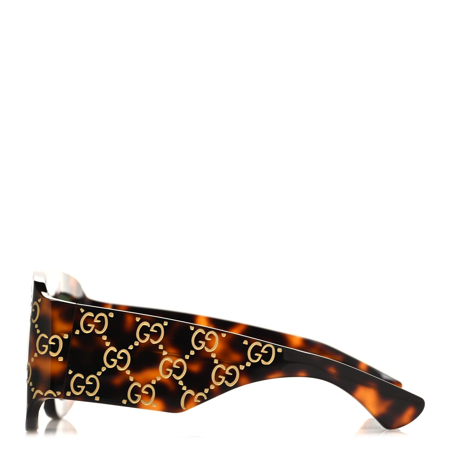 Acetate Monogram Shield Sunglasses GG0983S Havana