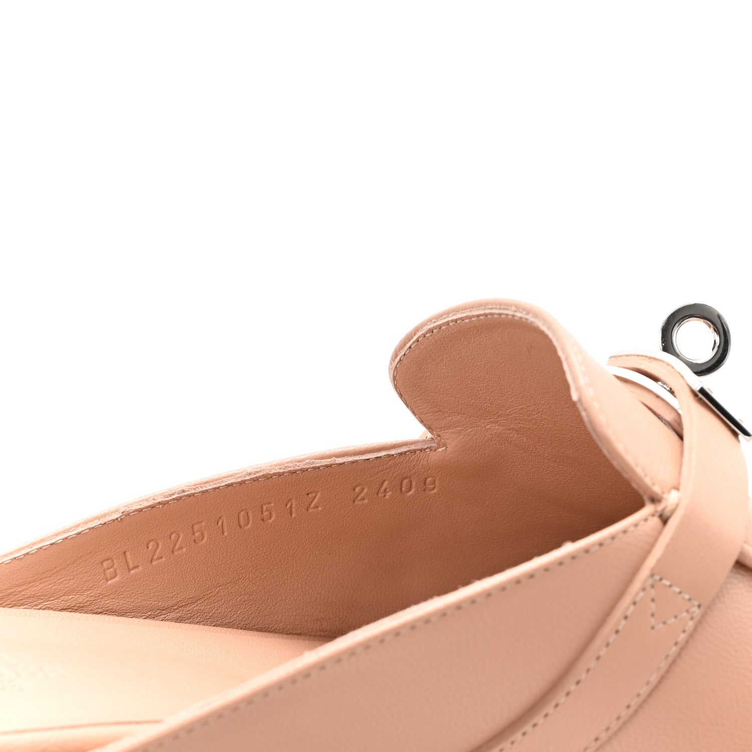 Calfskin Oz Mules 39 Beige Nude