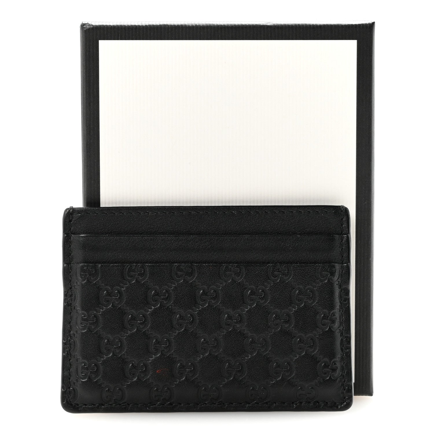 Microguccissima Card Holder Black