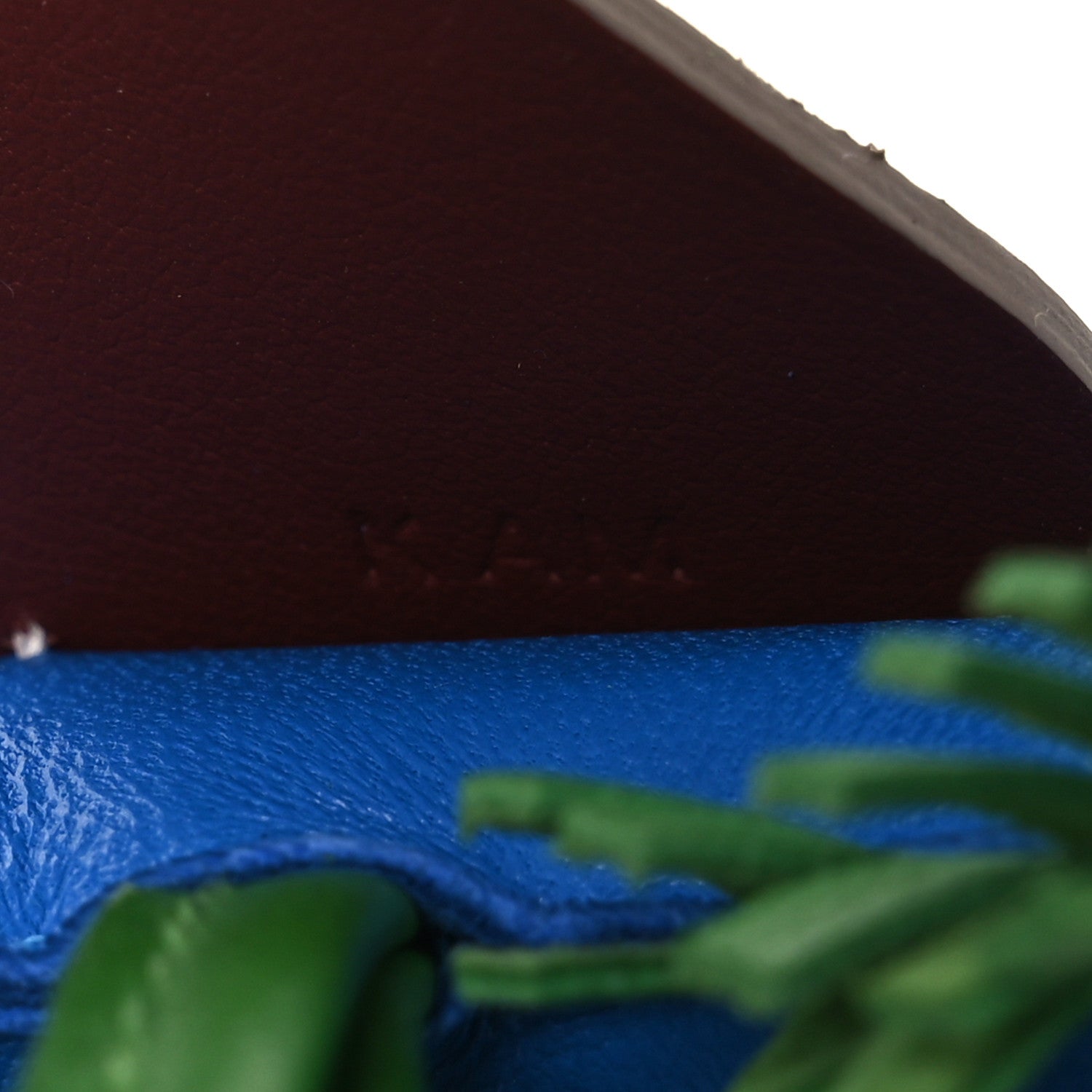 Milo Lambskin Matte Alligator Touch Grigri Rodeo Pegase Horse Bag Charm PM Bleu Zanzibar Vert Yucca Craie