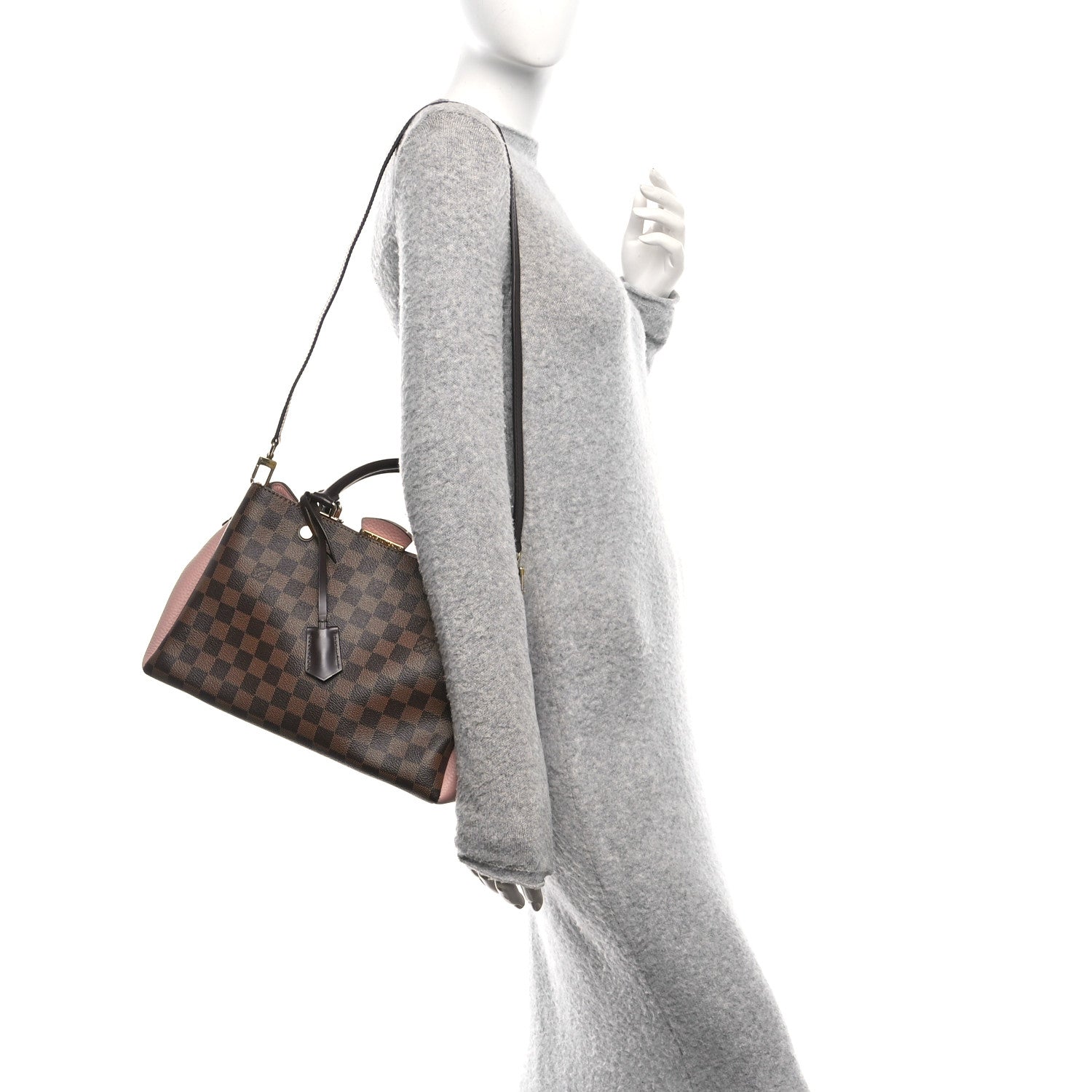 Damier Ebene Cuir Taurillon Brittany Magnolia