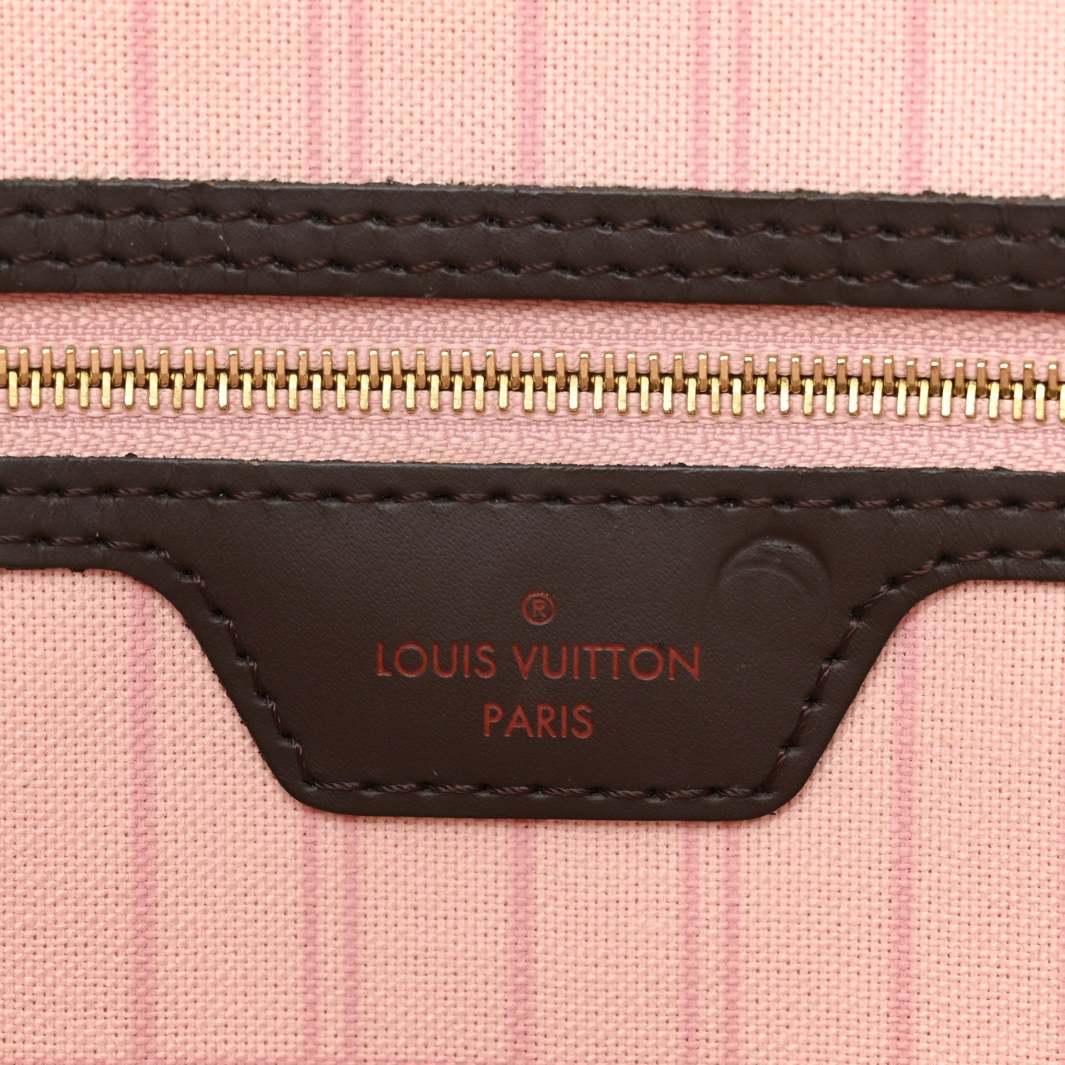 Damier Ebene Neo Neverfull MM Rose Ballerine