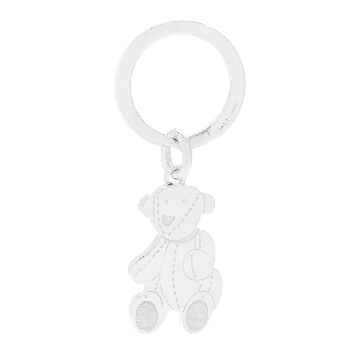 Sterling Silver Teddybear Key Chain