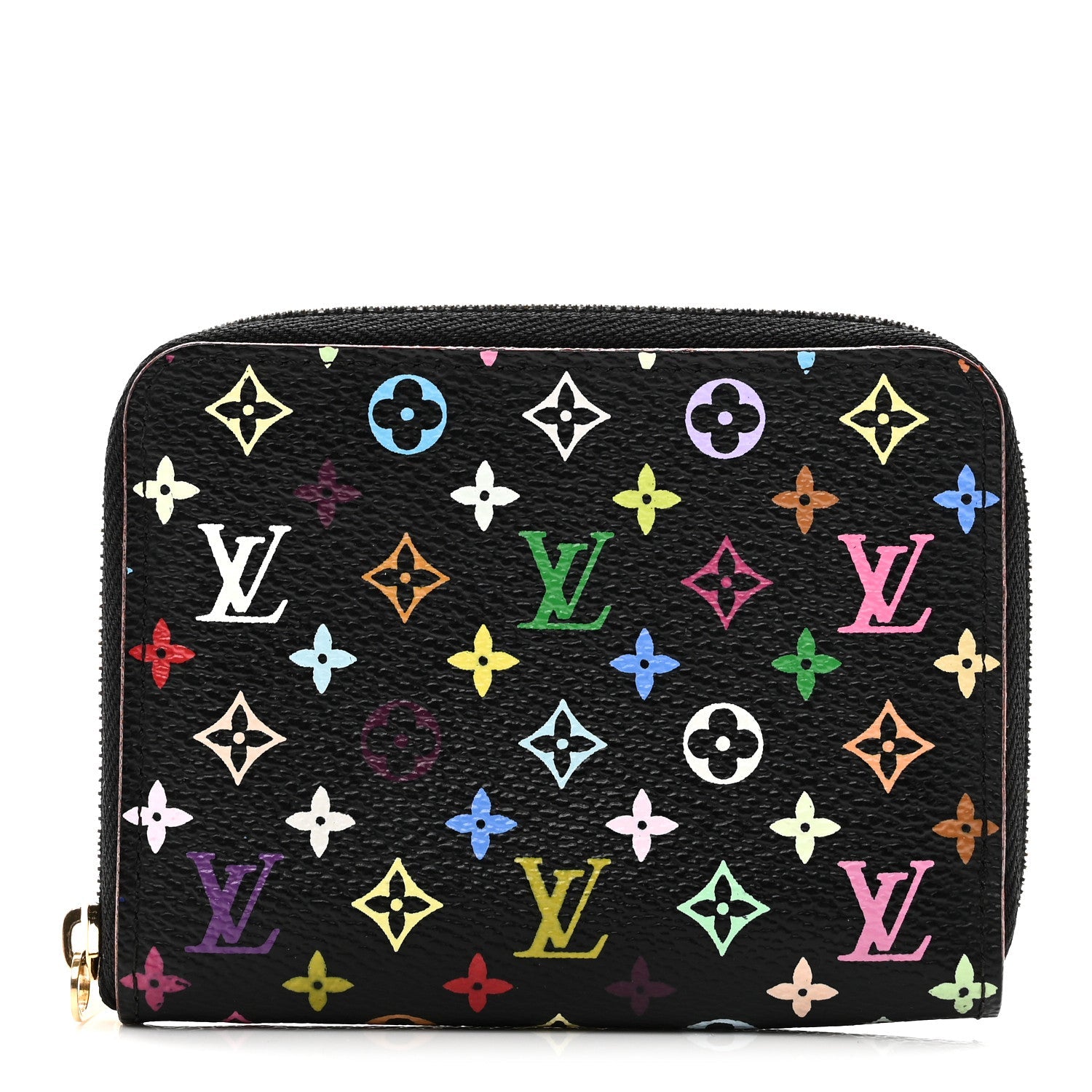 Monogram Multicolor Zippy Coin Purse Black Grenade
