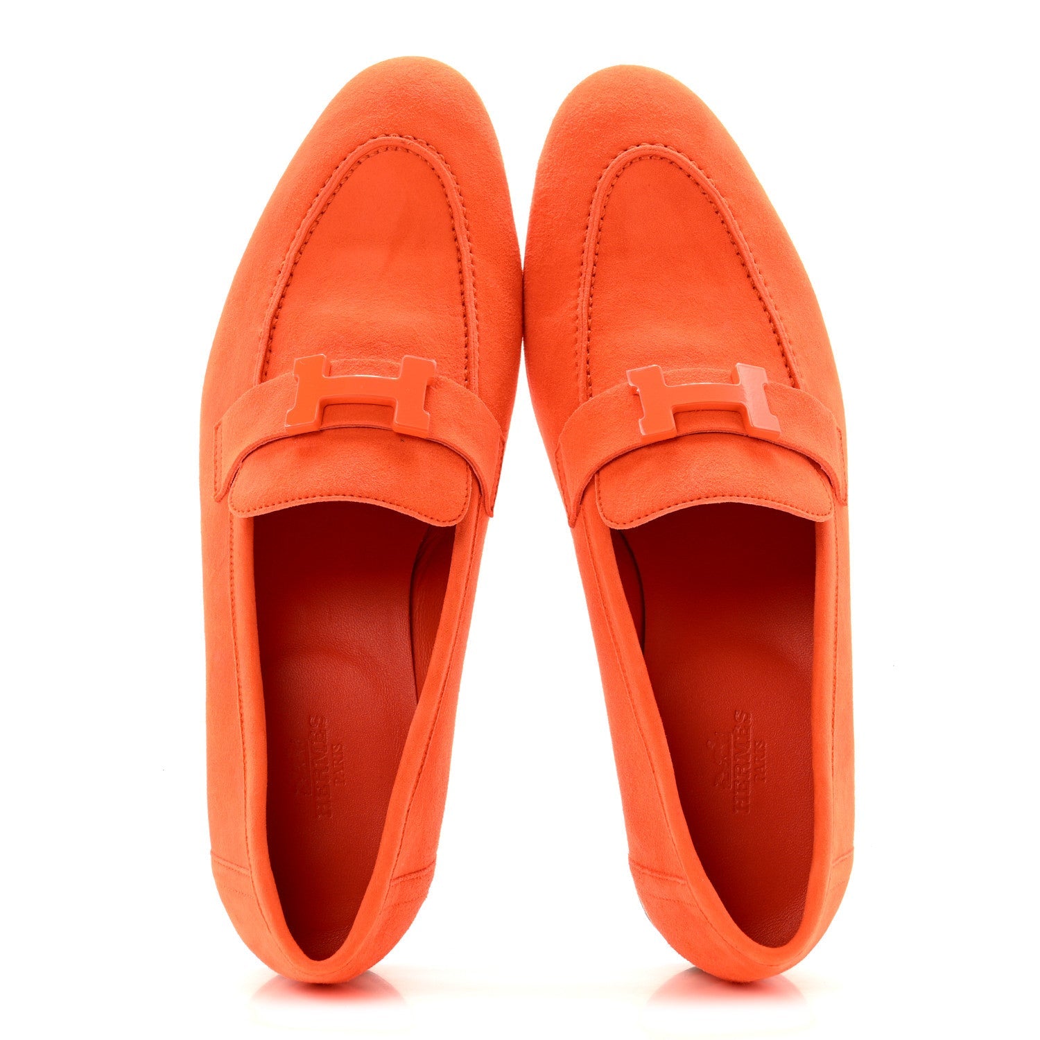 Suede Goatskin Paris Loafers 39.5 Feu