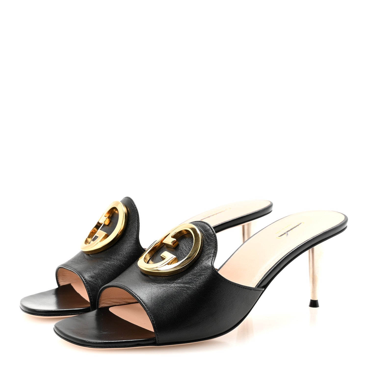 Malaga Kid Blondie 65mm Slide Sandals 38 Black