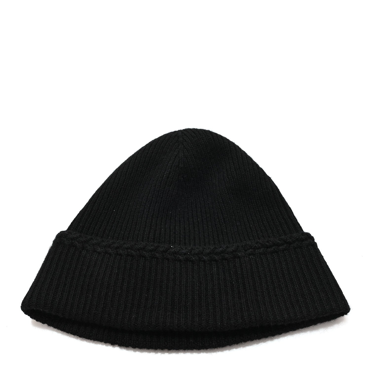 Cashmere Silk CC Beanie Hat Black Pink