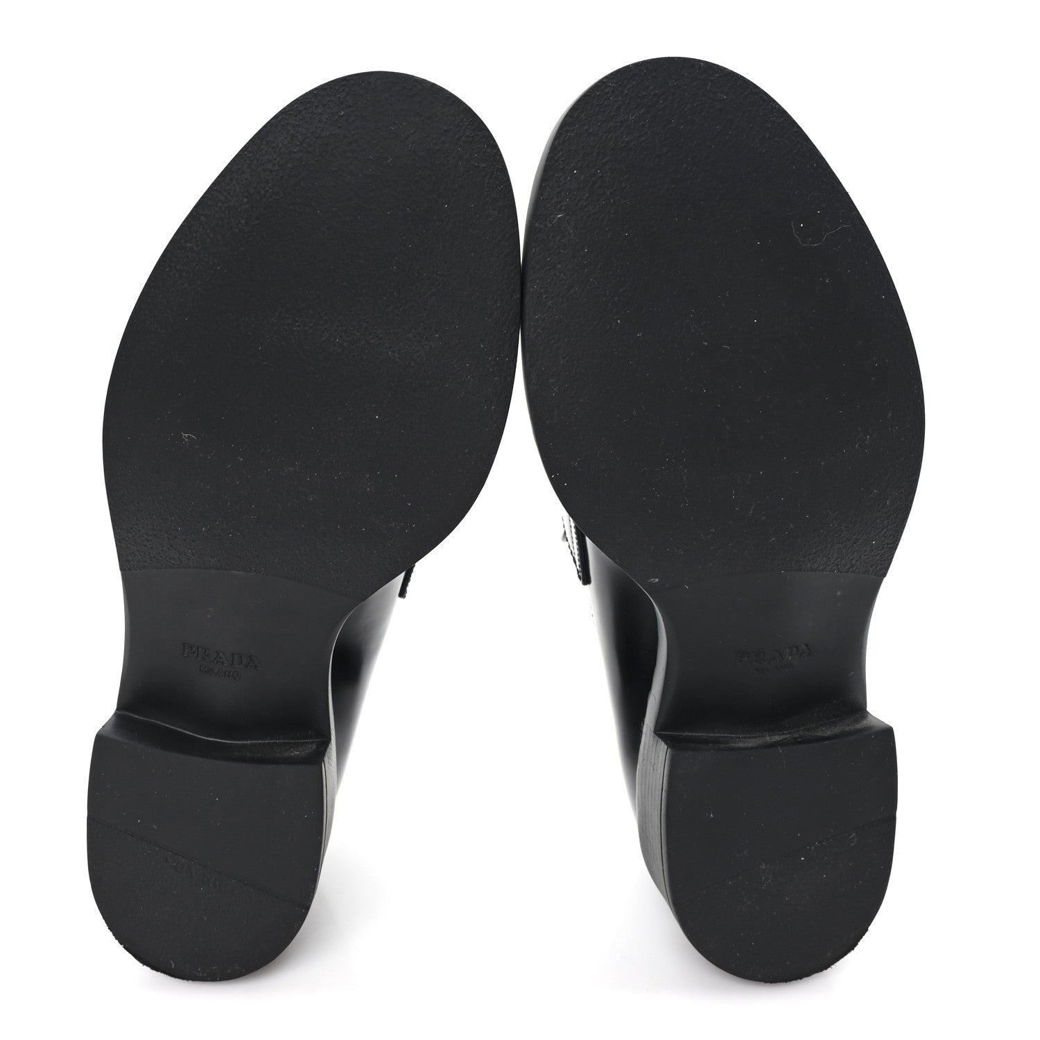Spazzolato Metal Triangle Logo 50mm Loafers 39 Black