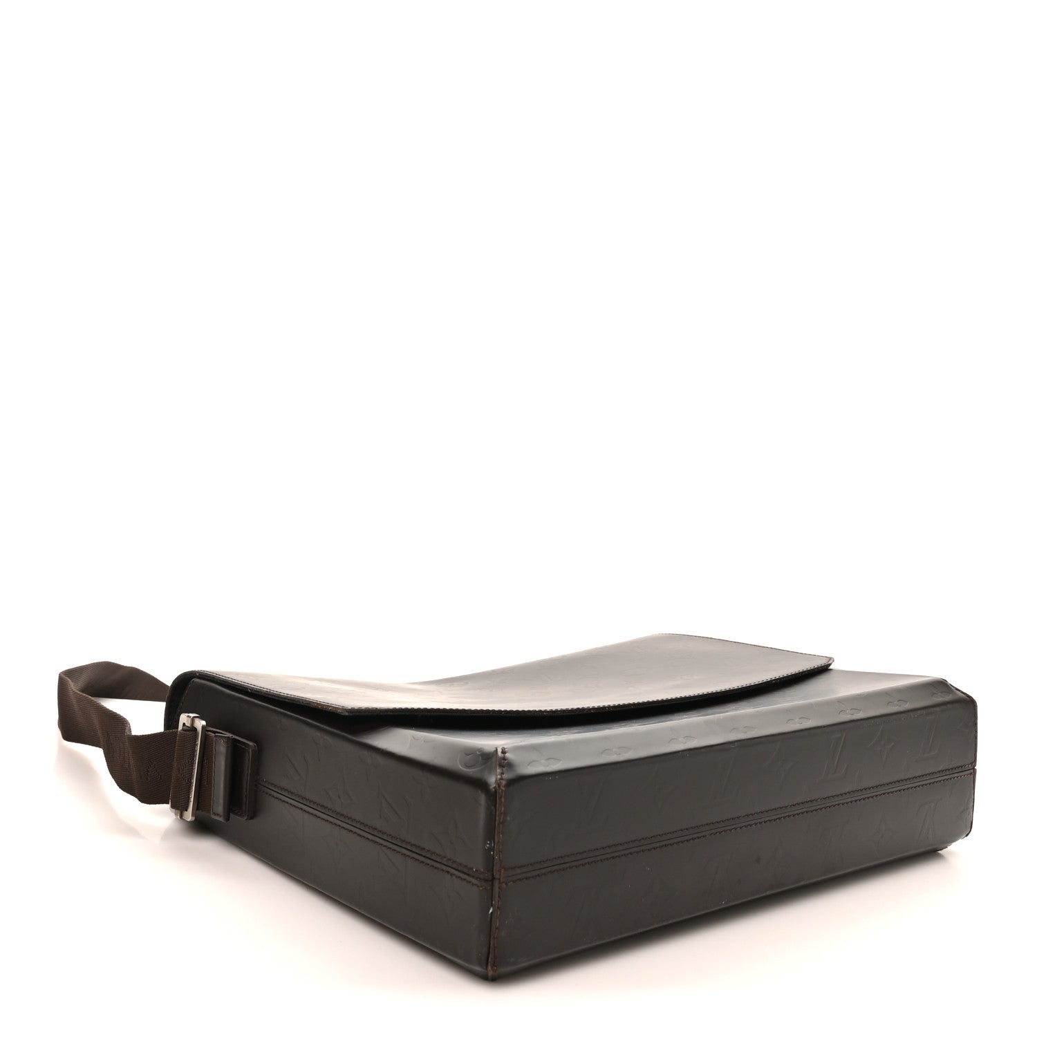 Monogram Glace Fonzie Messenger Bag Cafe