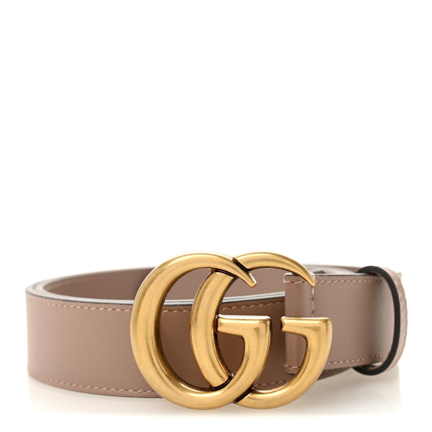 Calfskin Double G 30mm 85 34 Belt Porcelain Rose
