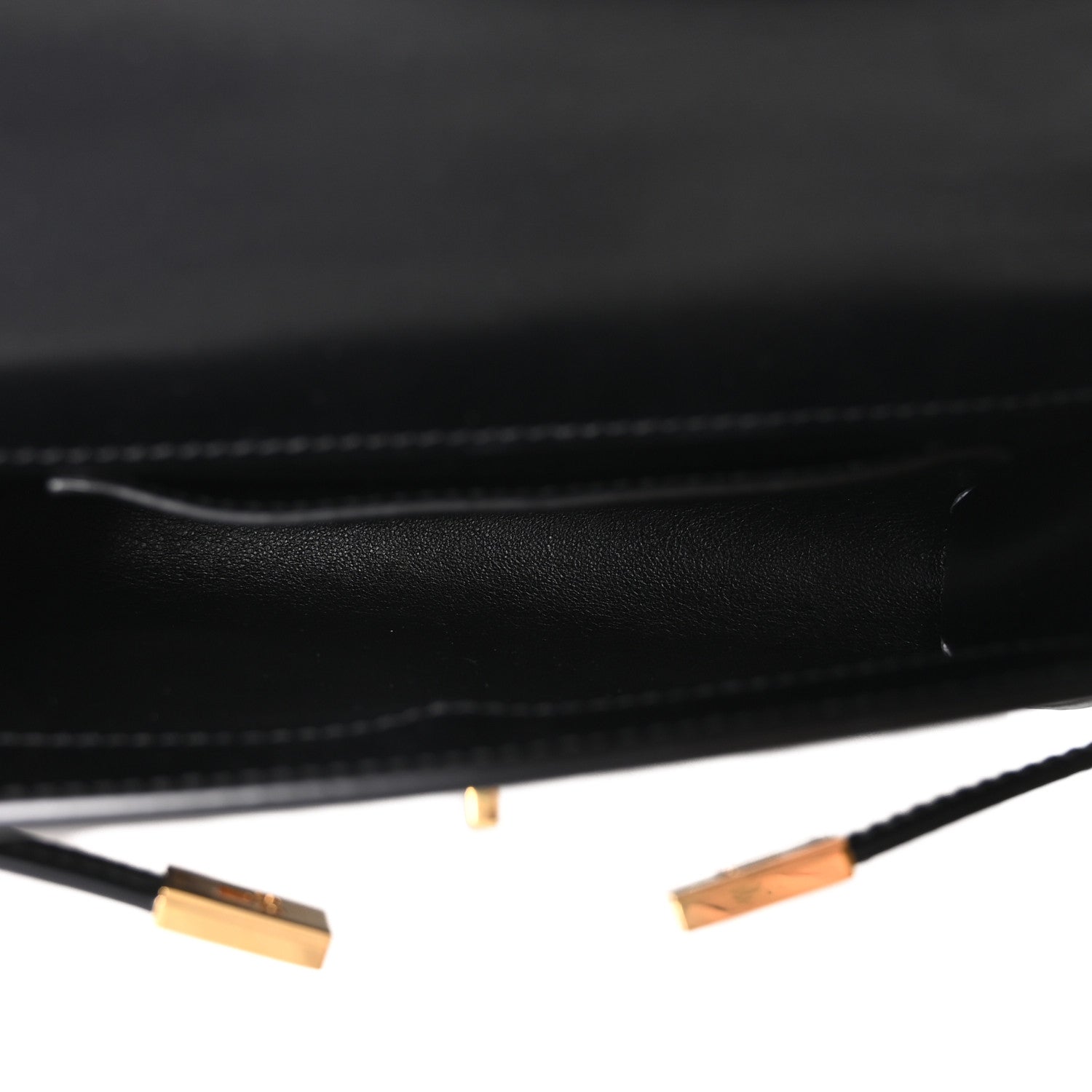 Smooth Calfskin Mini Manhattan Shoulder Bag Black