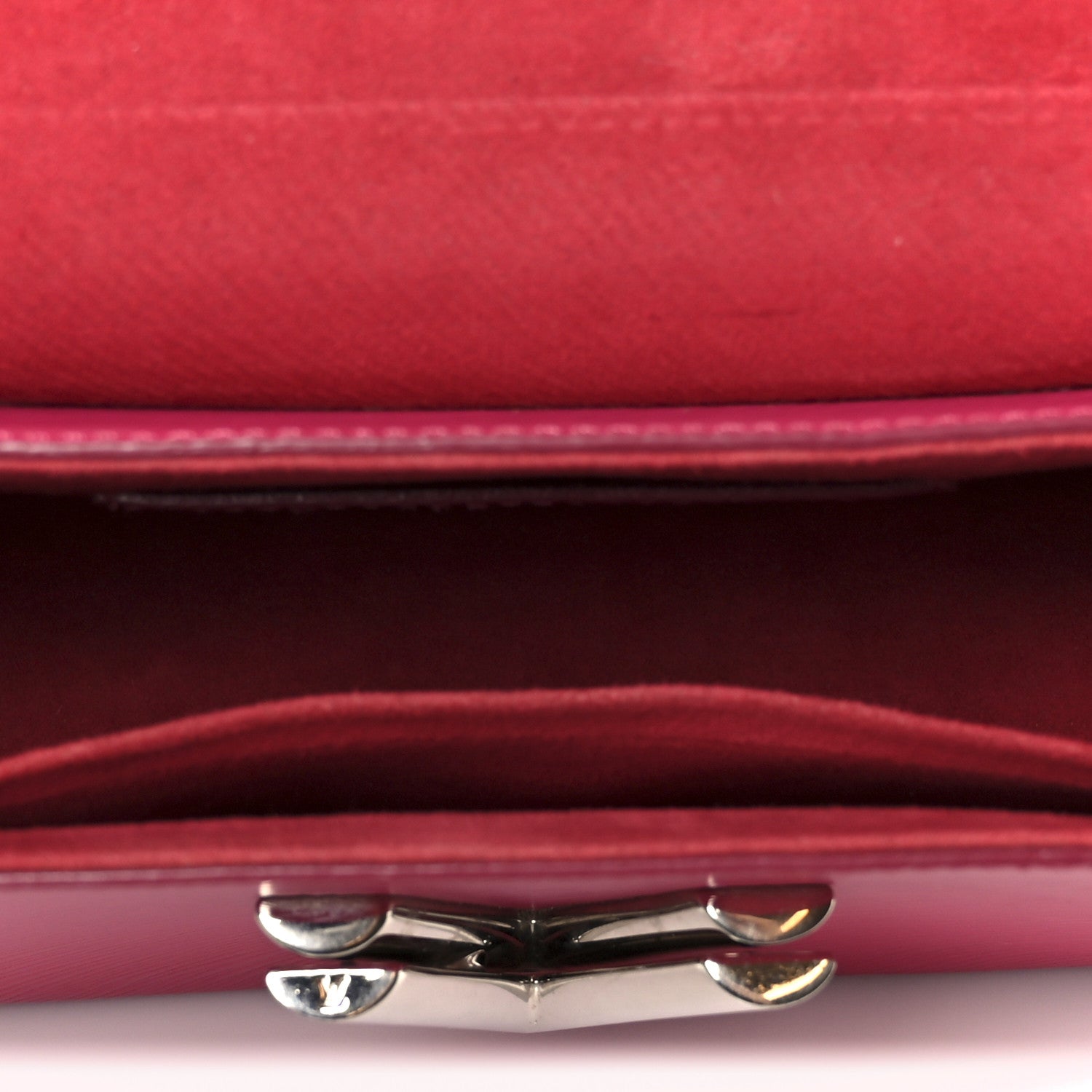 Epi Twist Shoulder Bag MM Hot Pink