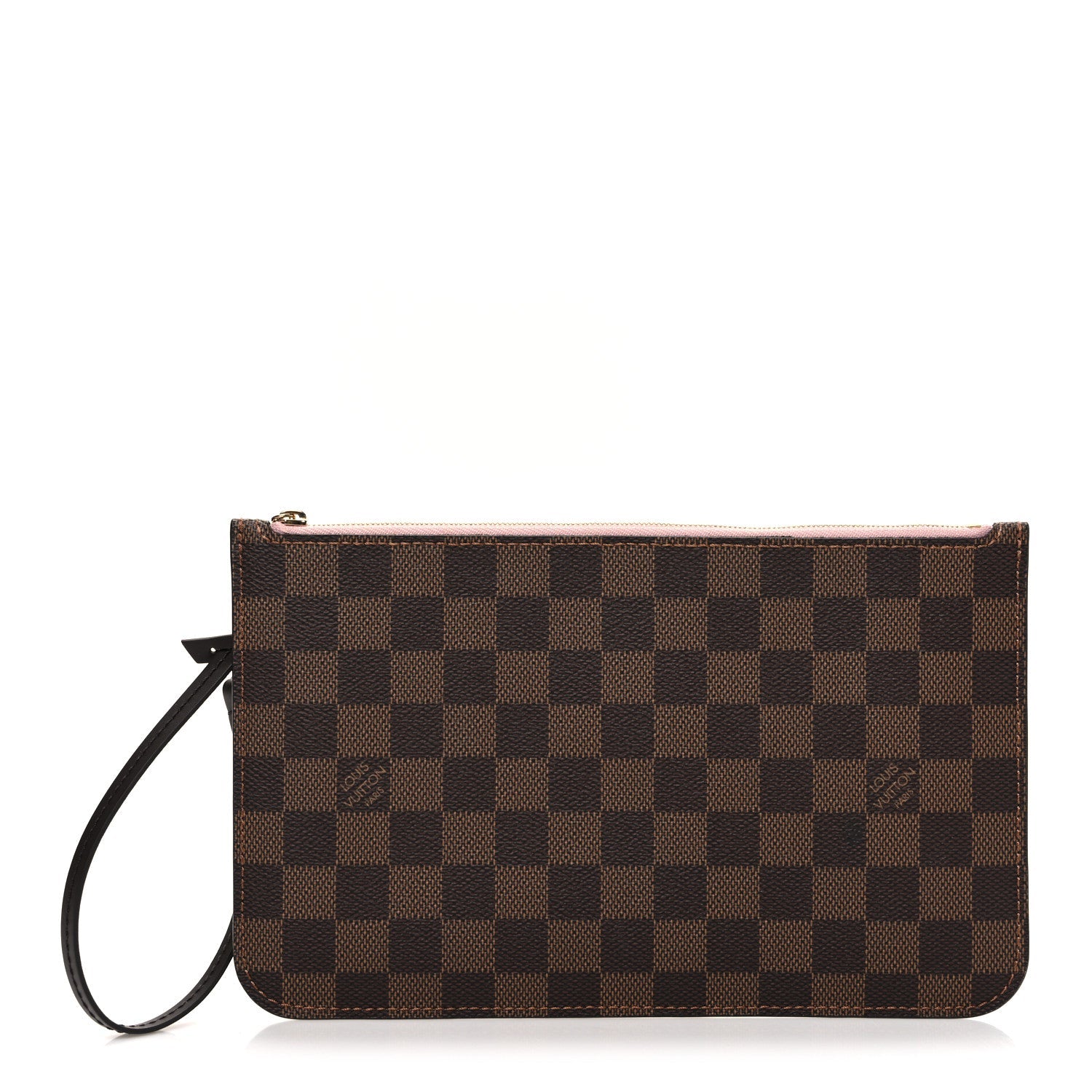 Damier Ebene Neverfull MM GM Pochette Rose Ballerine